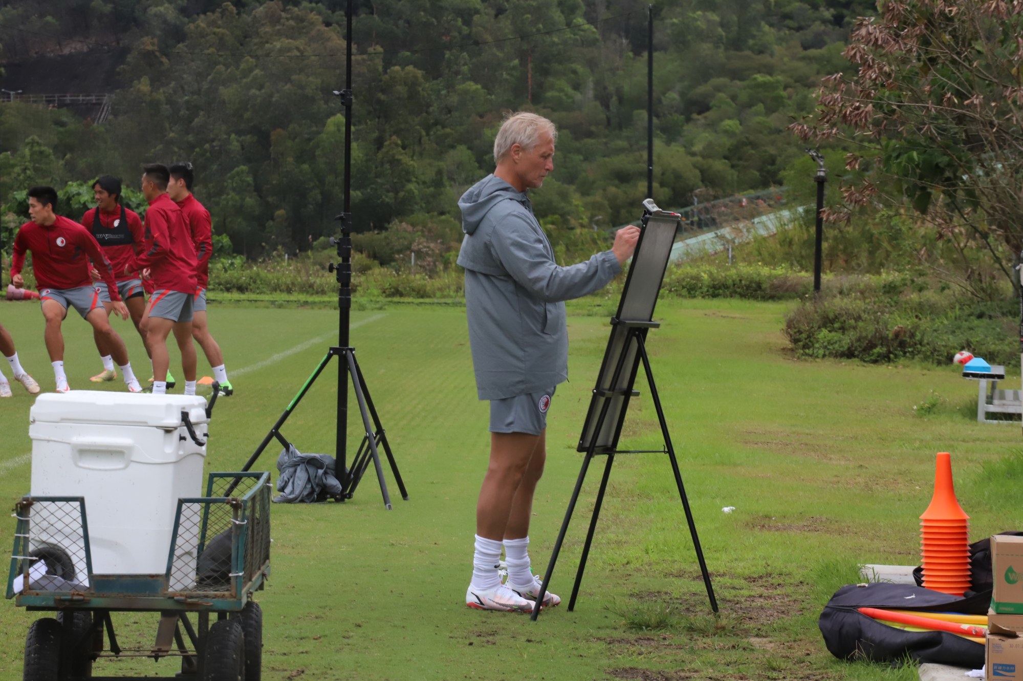Head coach Jorn Andersen says he is keen to introduce a more attacking brand of football. Photo: Chan Kin-wa