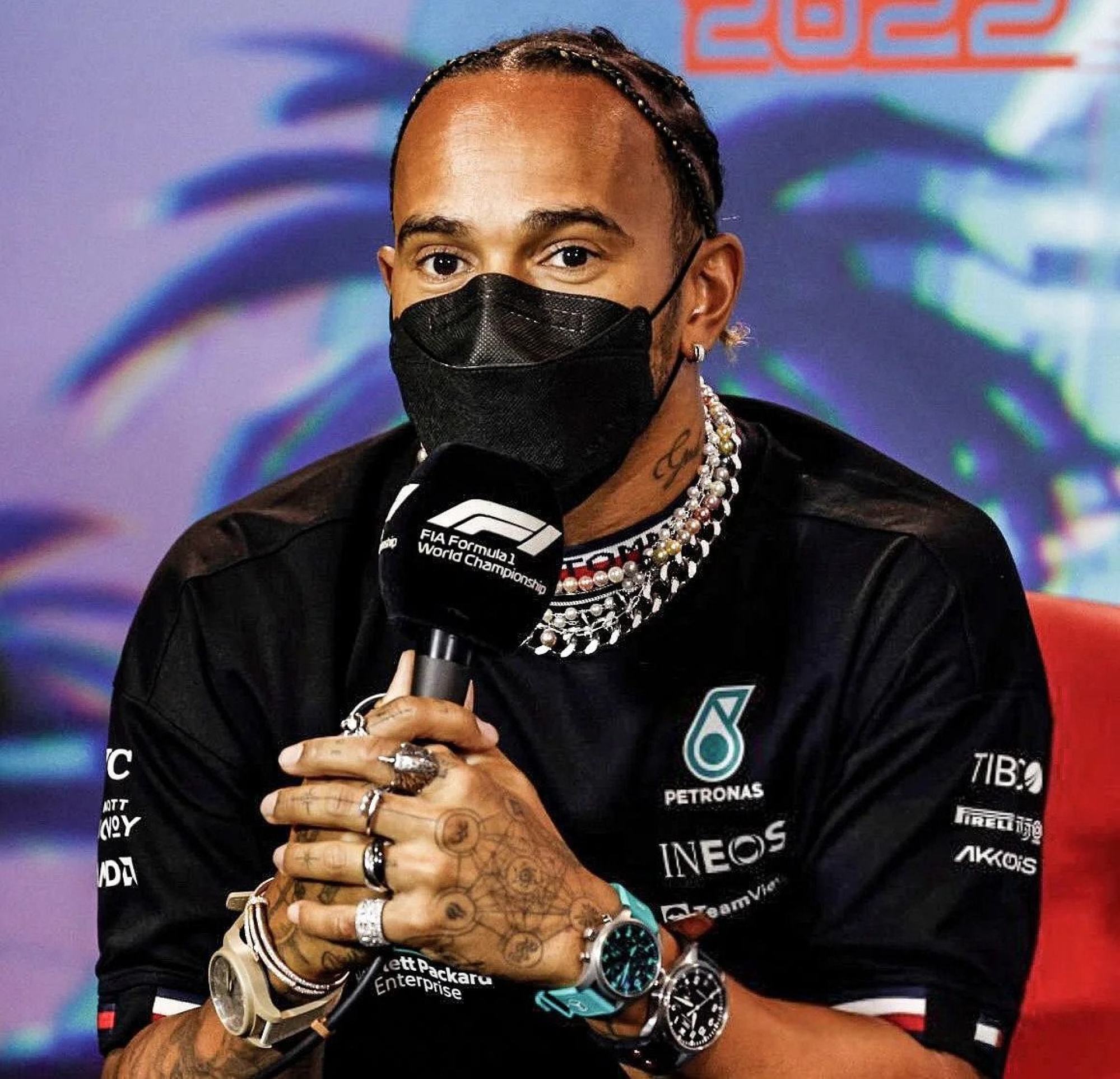 Lewis 2025 hamilton rolex