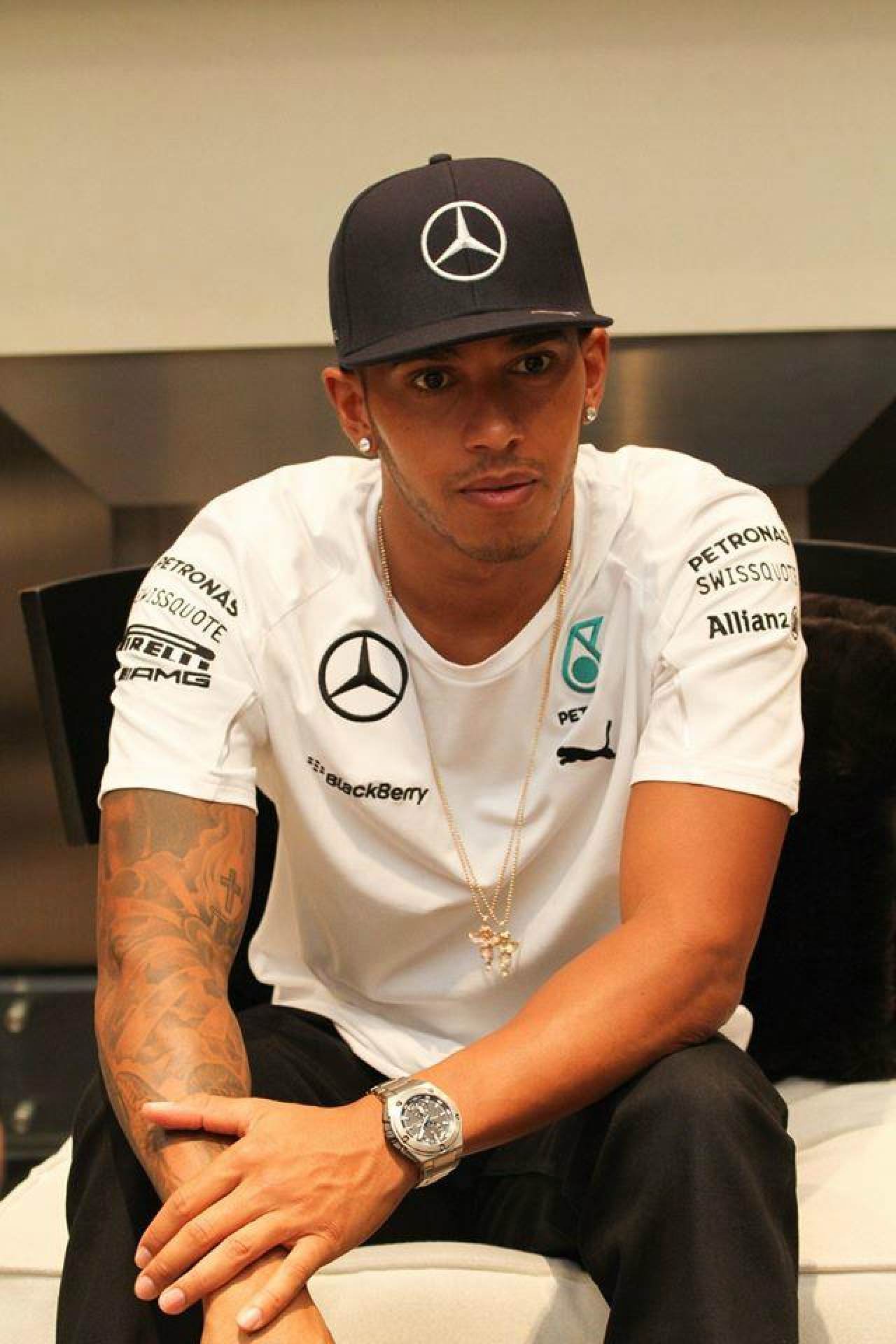 Lewis Hamilton Wore IWC and Rick Owens at the Saudi Arabian Grand Prix –  Robb Report