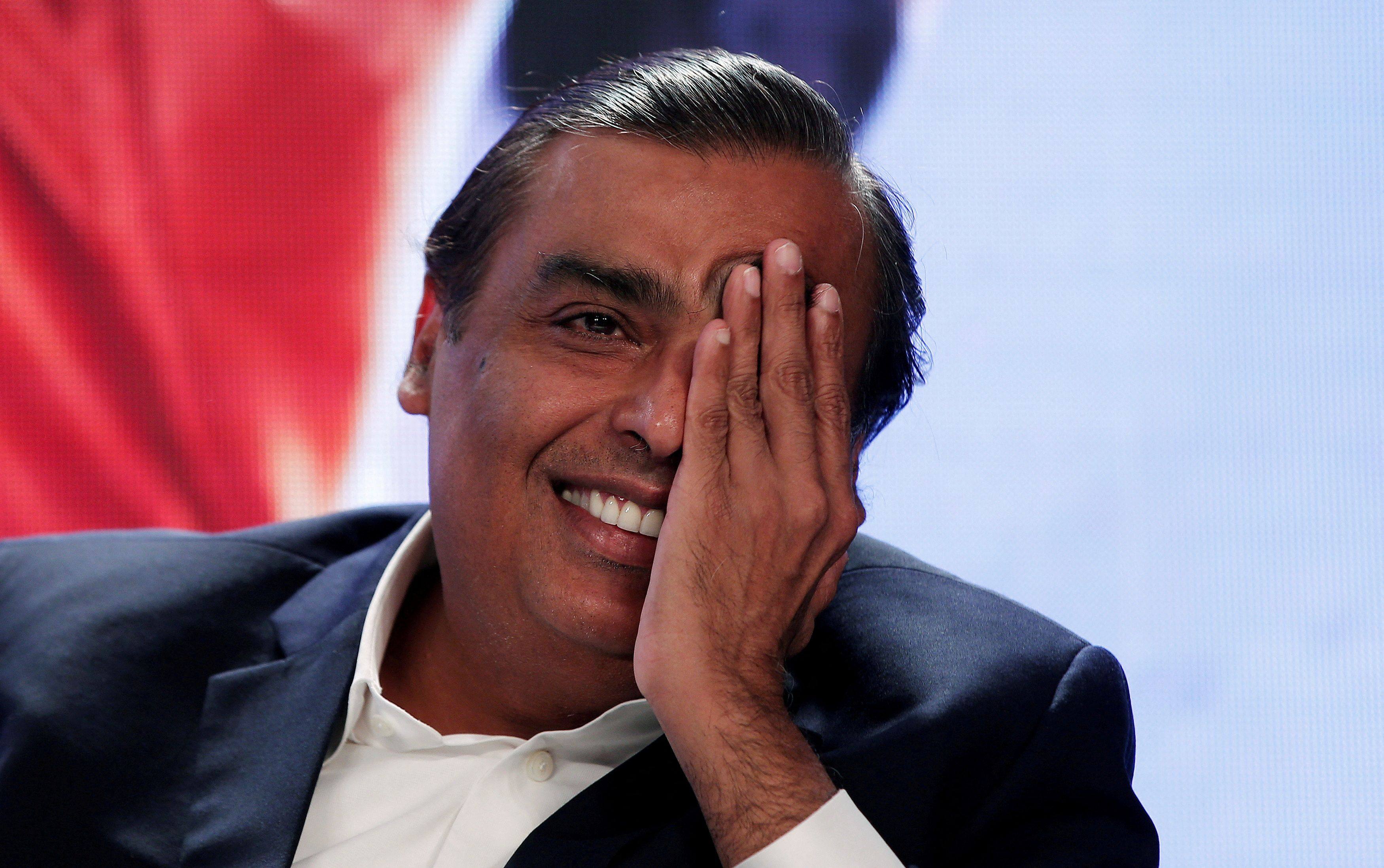 Mukesh Ambani, chairman and managing director of Reliance Industries, pictured at an event in New Delhi in 2017. Photo: Reuters