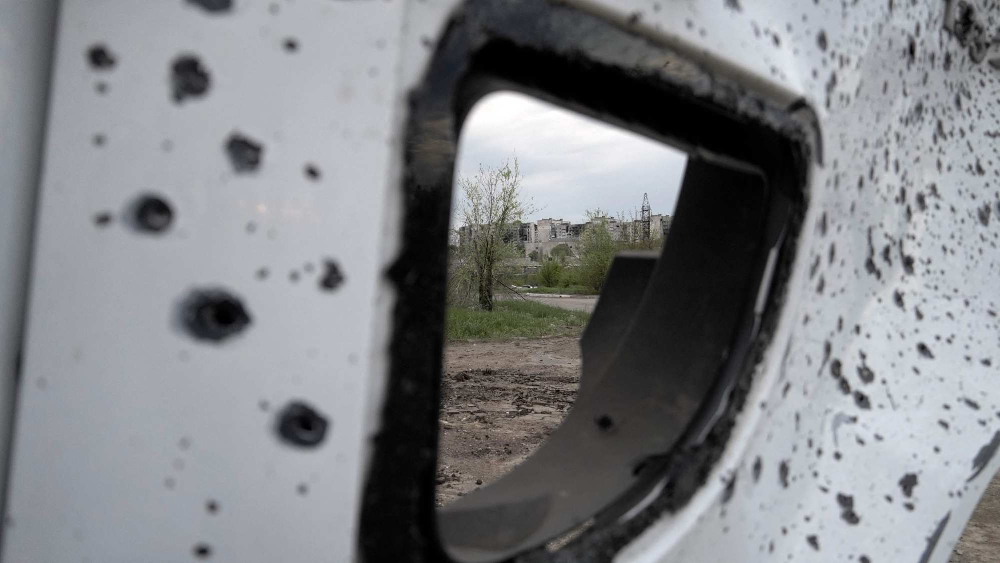A view of the city of Mariupol amid the ongoing Russian military action in Ukraine. Photo: AFP