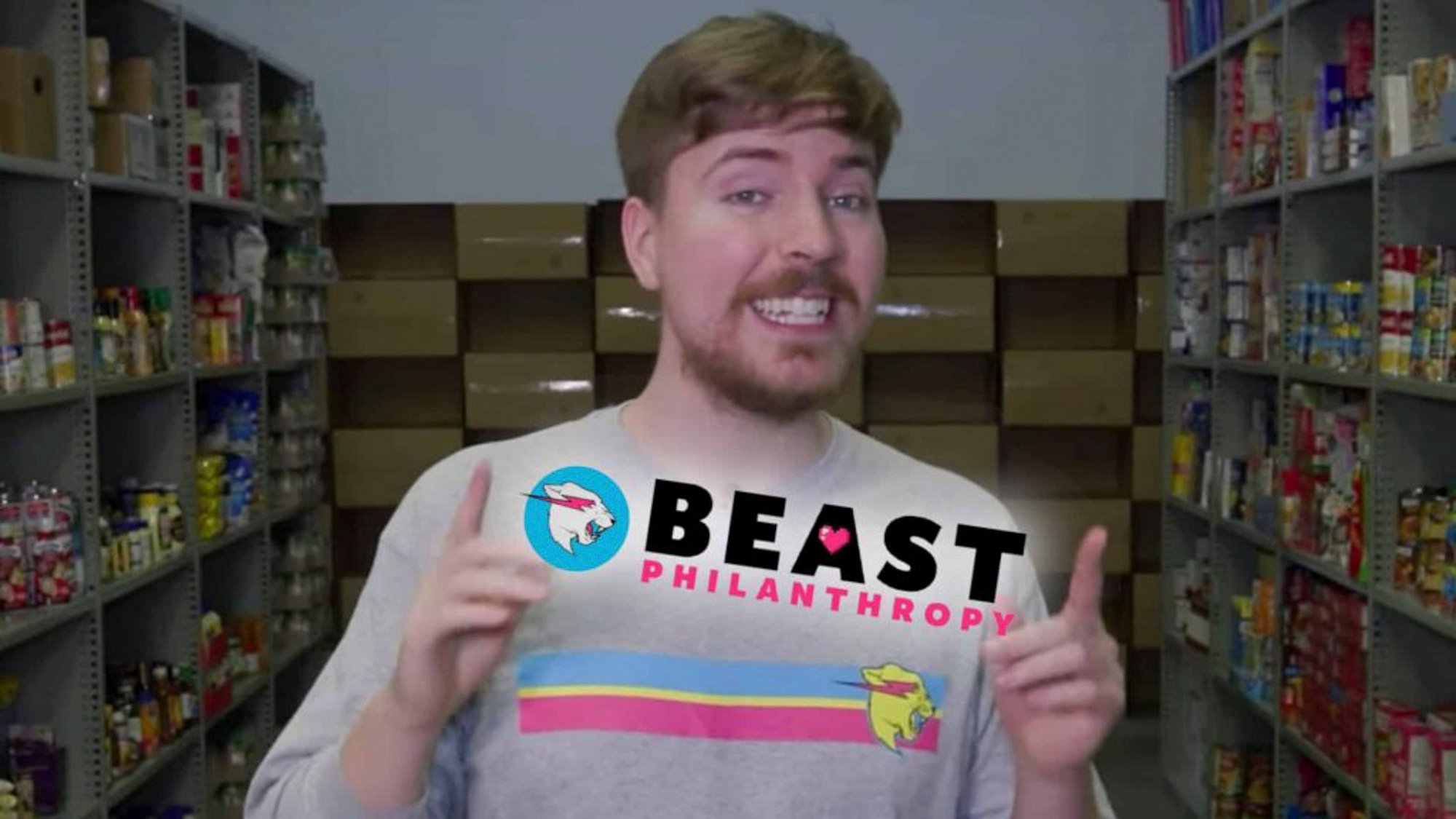 Who is MrBeast and why does he give away his millions on social