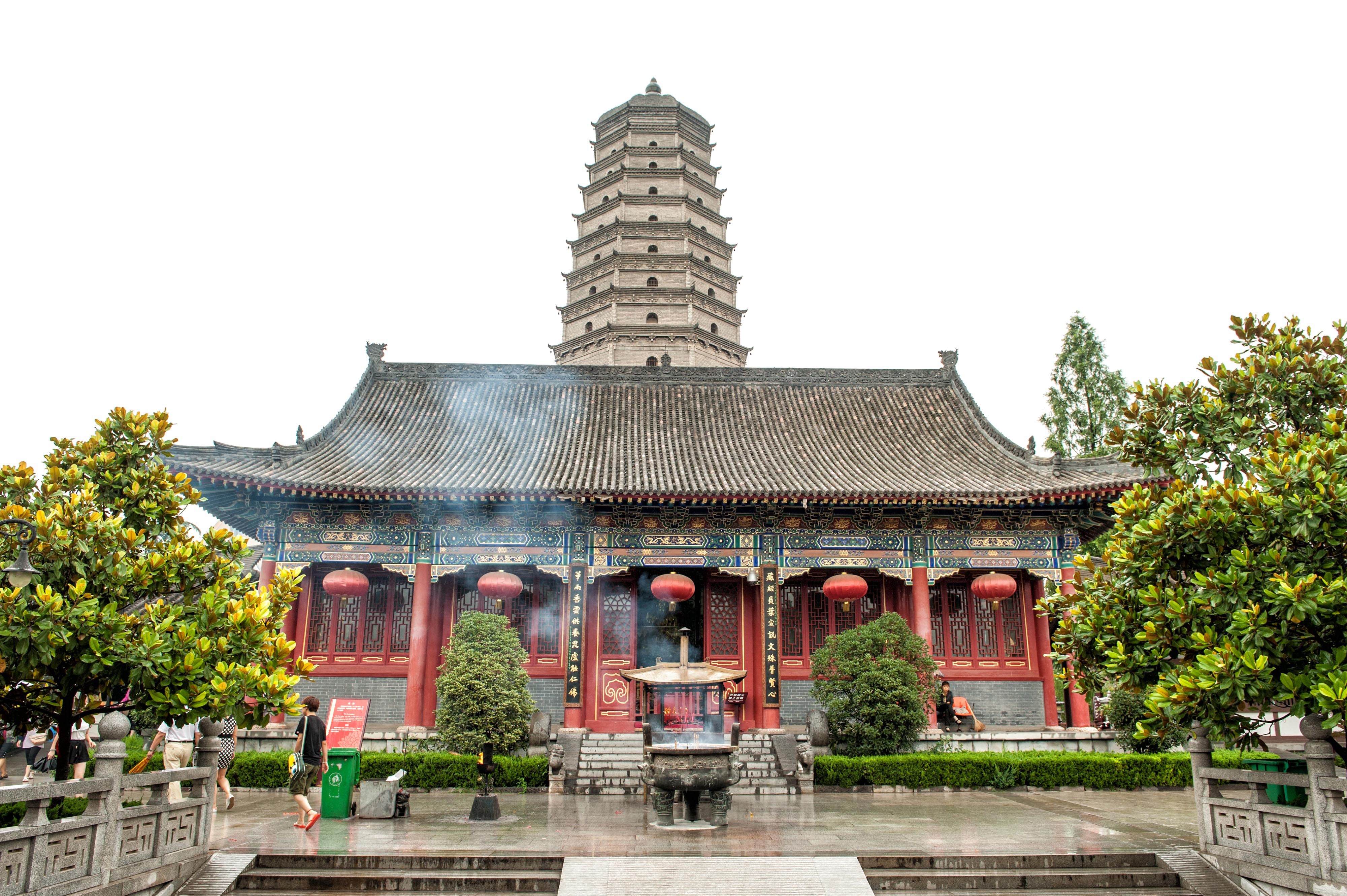 The historic Famen Temple in 2012. Researchers have identified incense found in the temple’s underground palace. Photo: Shutterstock. 