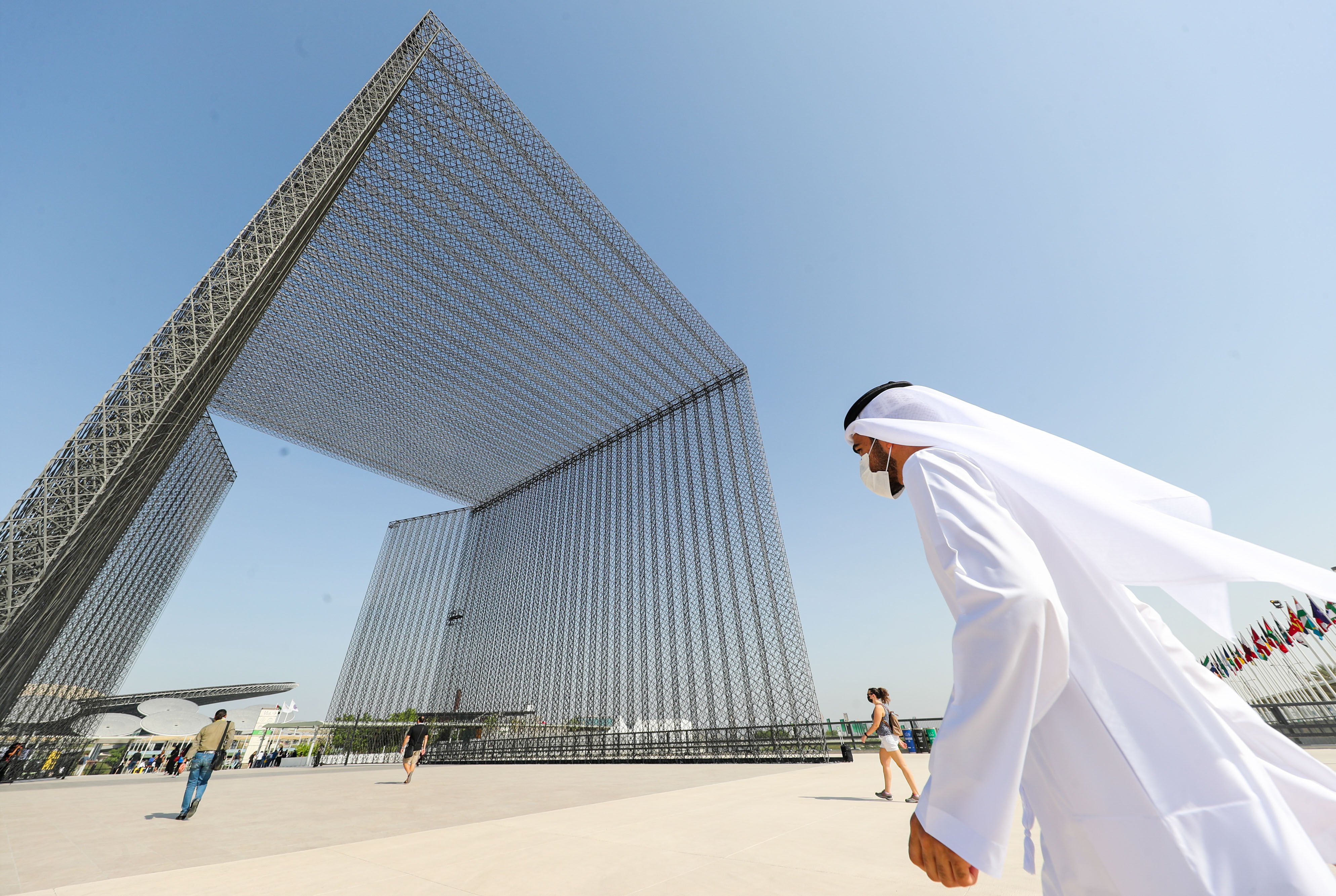 People visit Dubai’s Expo 2020 in the United Arab Emirates on October 1, 2021. Photo: EPA-EFE