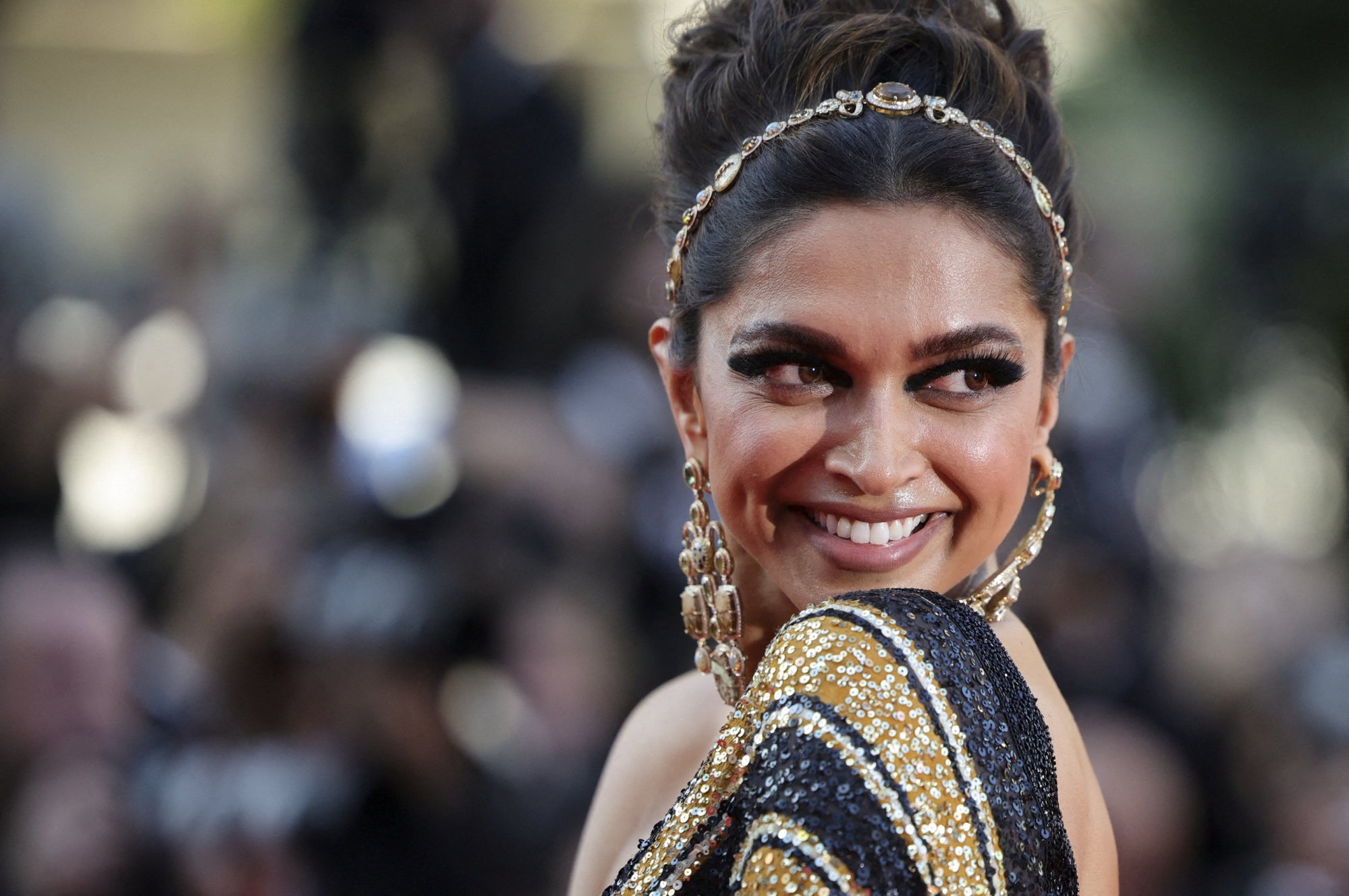 Deepika Padukone Arrives Dressed Head-To-Toe In Louis Vuitton For