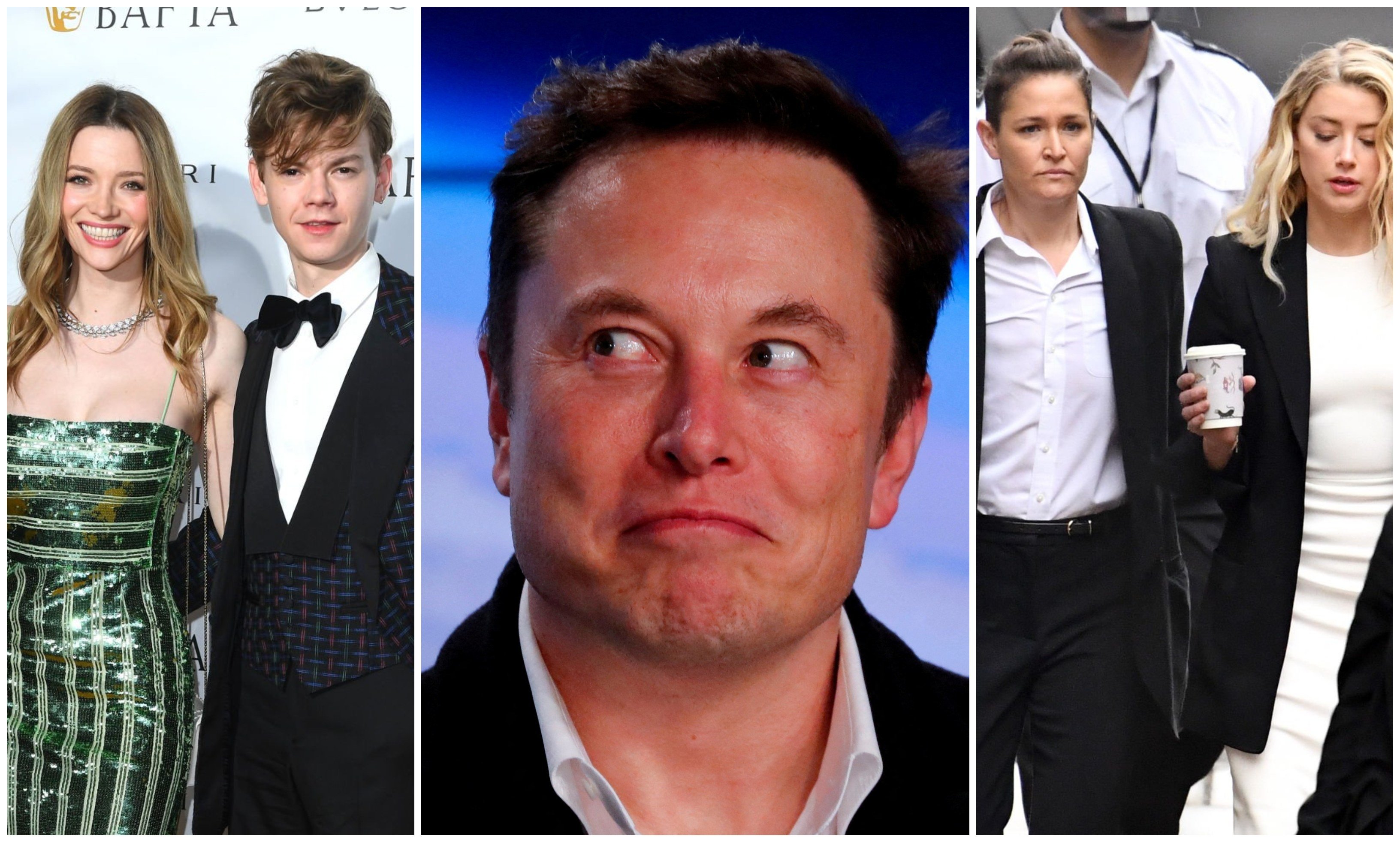 Elon Musk’s exes have moved on with unexpected romances: Talulah Riley is now dating Love Actually star Thomas Brodie-Sangster, while Amber Heard saw Bianca Butti for two years. Photos: Reuters, Getty