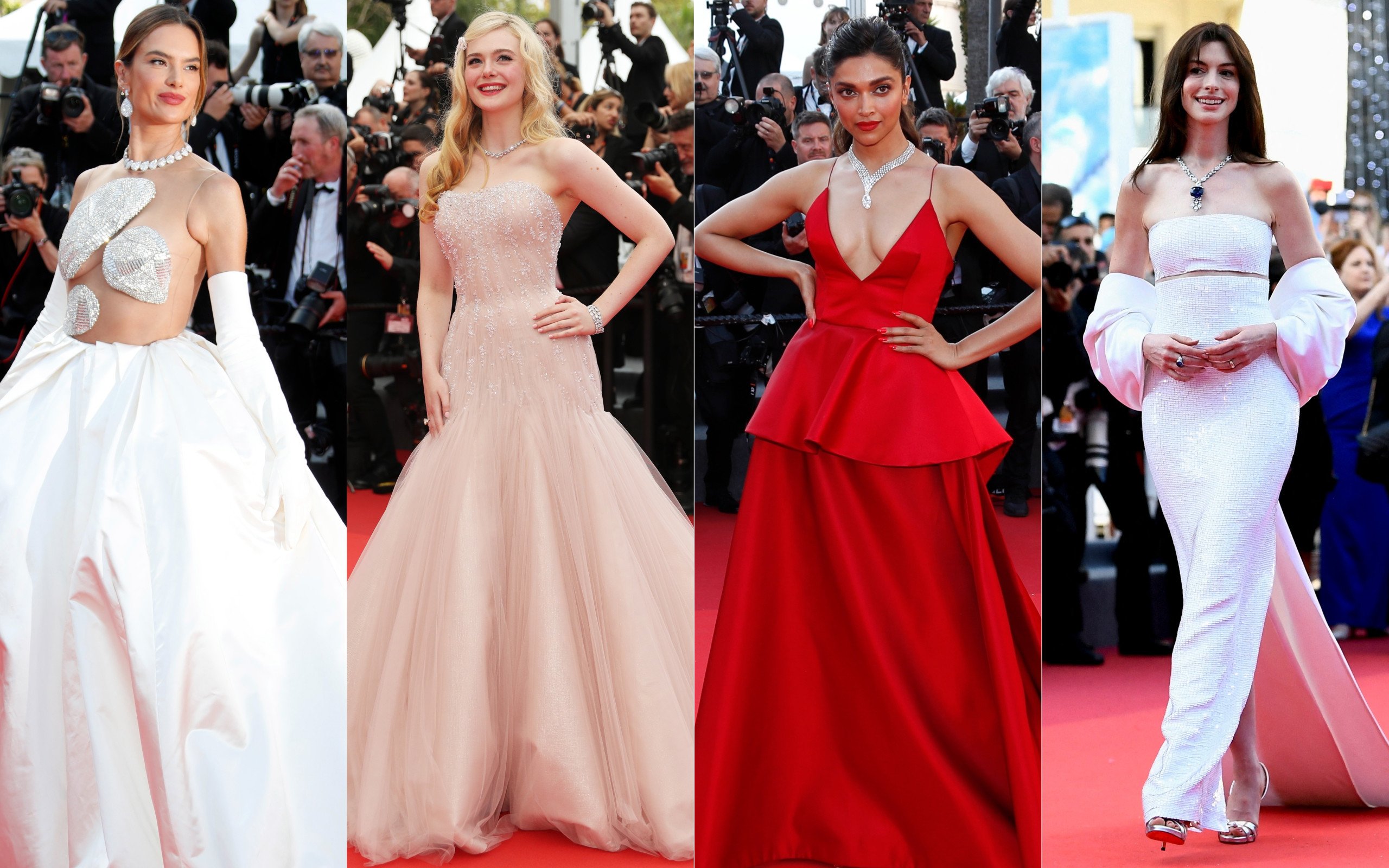Among Alessandra Ambrosio, Elle Fanning, Deepika Padukone and Anne Hathaway, who turned up the glamour and who dialled it down at the 75th Cannes Film Festival? Photos: PA, Xinhua, EPA-EFE, Reuters
