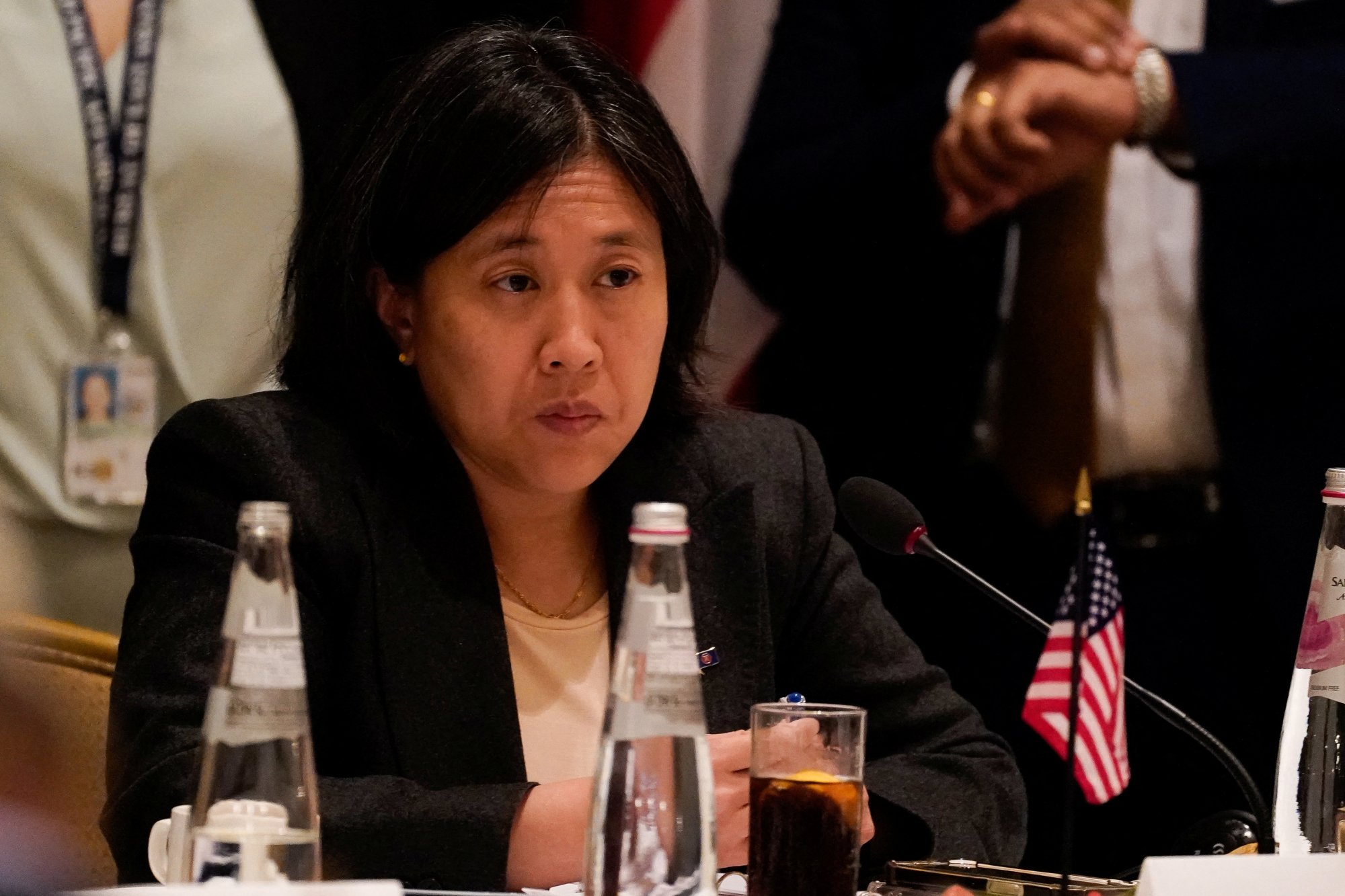 US Trade Representative Katherine Tai at a meeting of the US-Association of Southeast Asian Nations Special Summit in Washington on May 12. Photo: Reuters