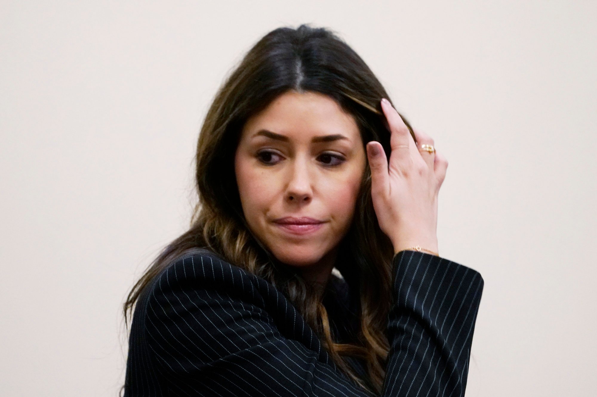 Camille Vasquez, lawyer for actor Johnny Depp, at the Fairfax County Circuit Courthouse, on April 18. Photo: AP