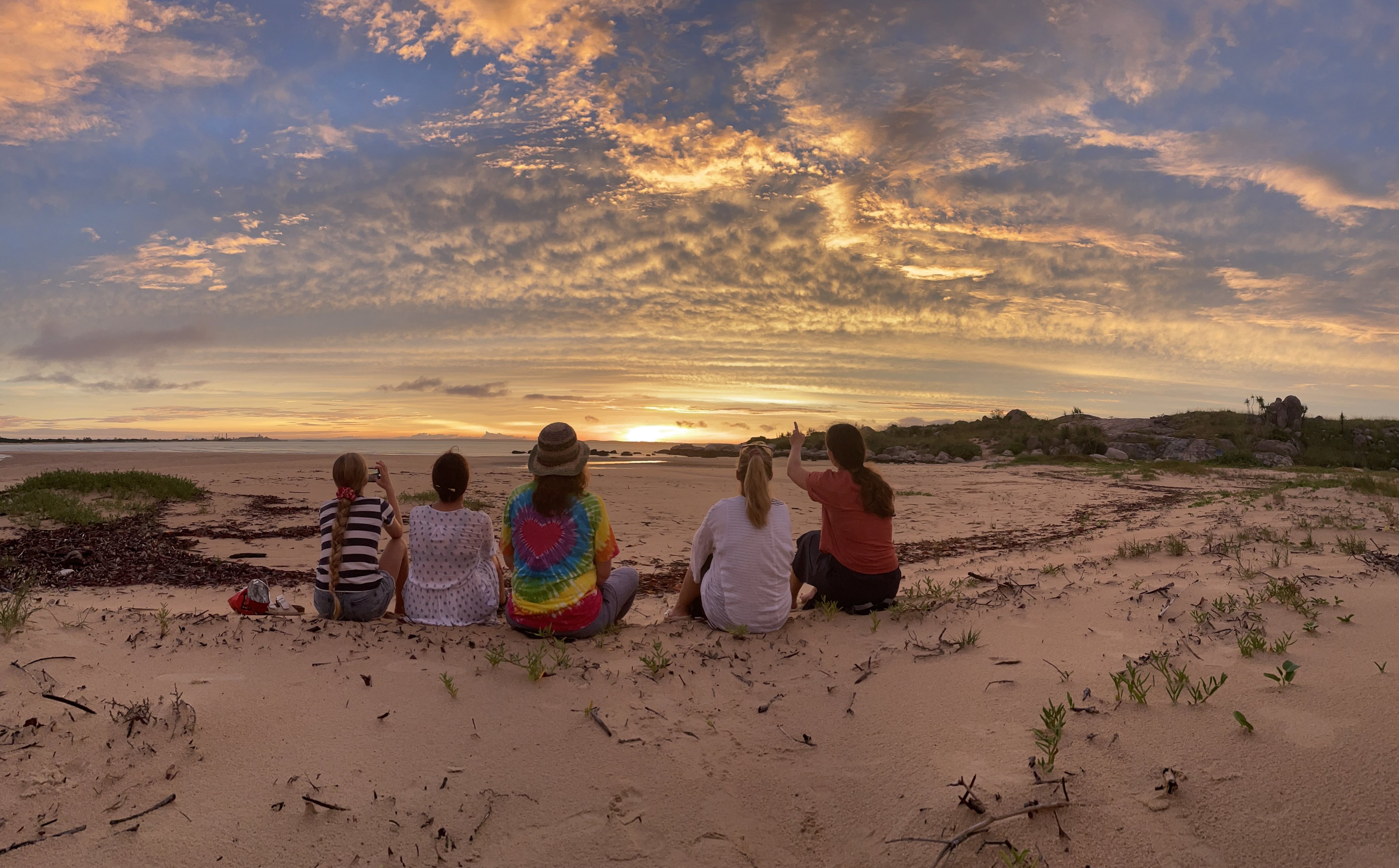 Watching the sunset at East Woody Point in Arnhem Land, in Australia’s Northern Territory, 2022.&#xA;&#xA;CREDIT: Rebecca Foreman