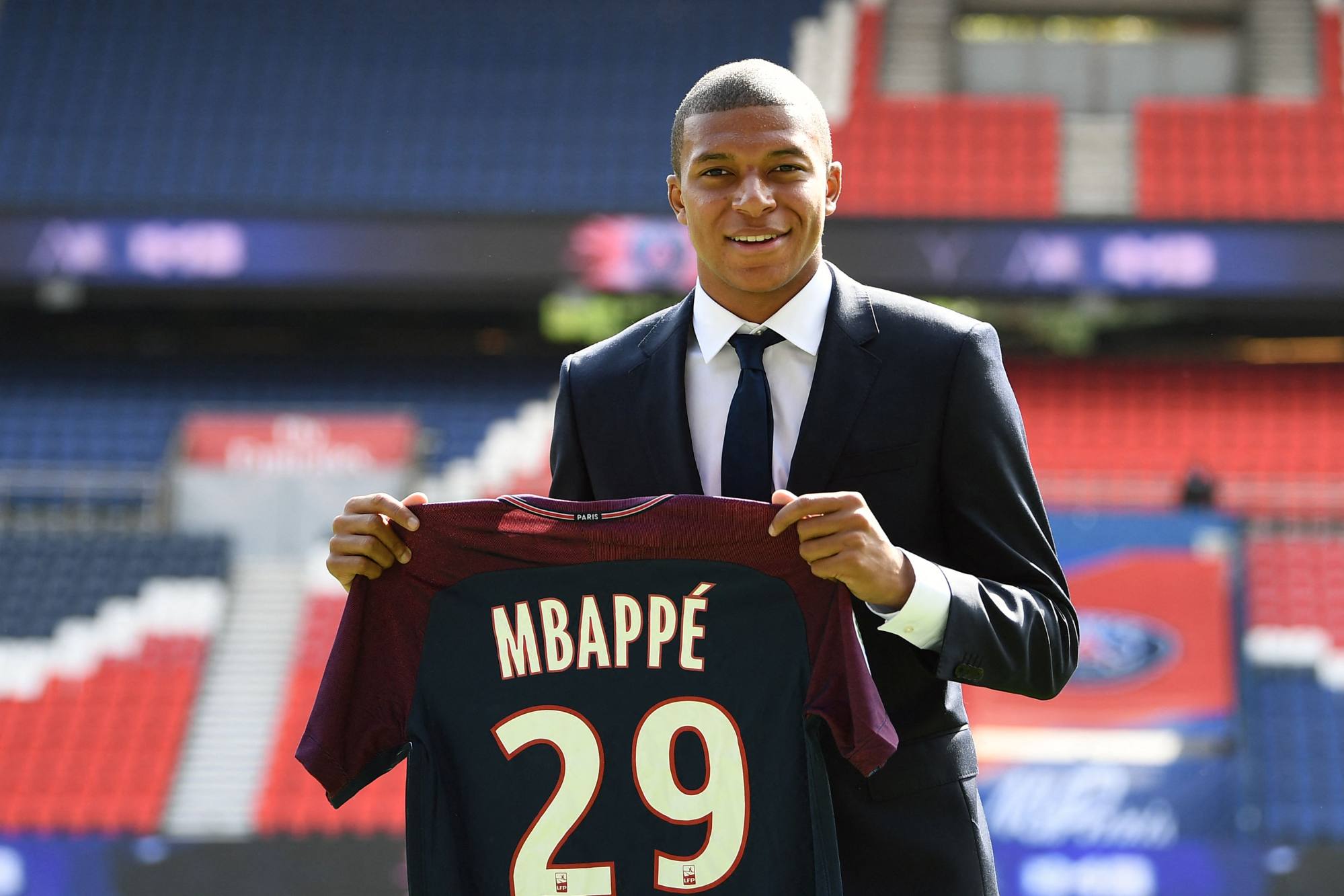 Mbappe 29 hot sale jersey