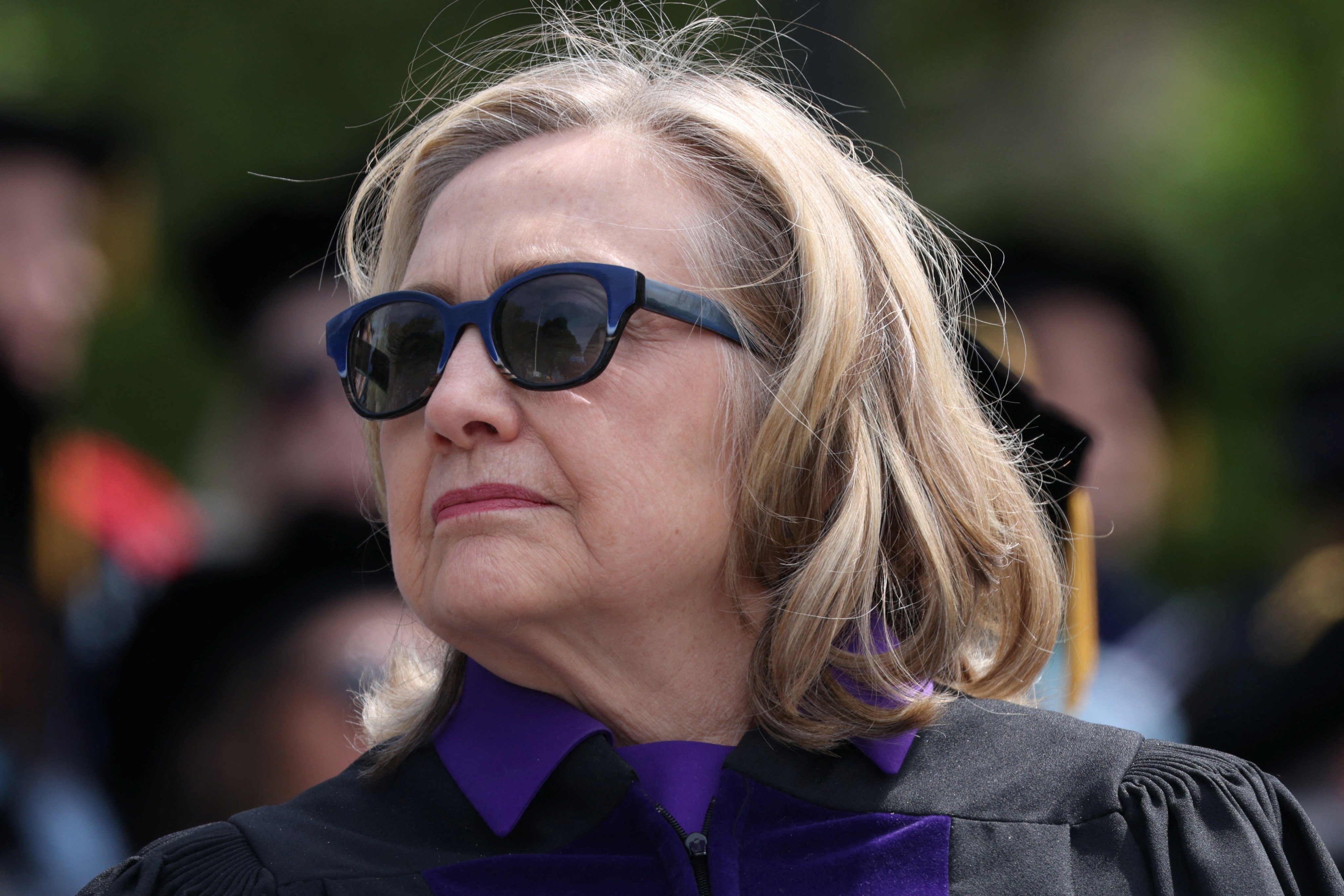 Former US Secretary of State Hillary Rodham Clinton pictured at a commencement ceremony at Columbia University earlier this month. Photo: Reuters