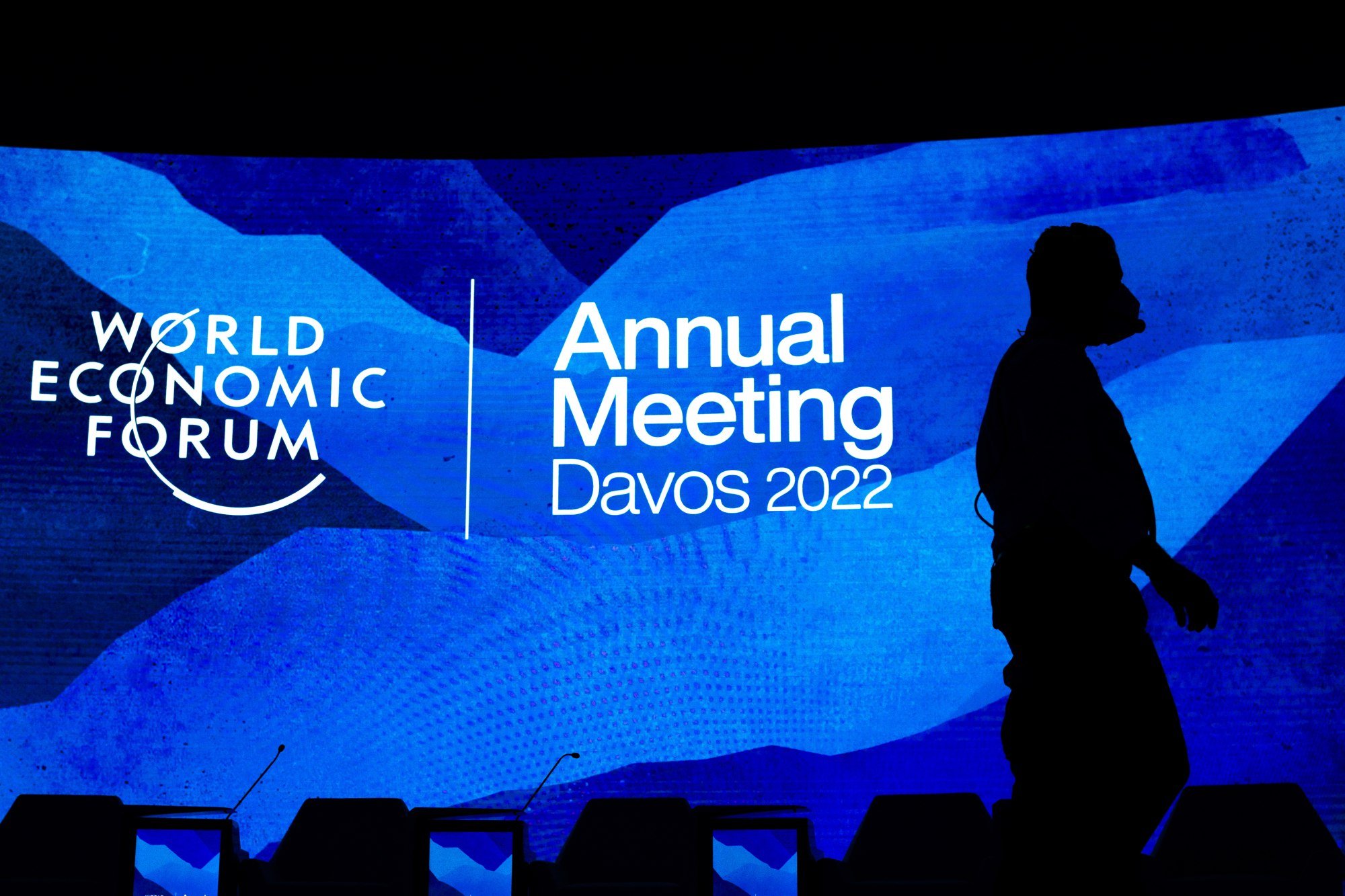 The annual meeting of the World Economic Forum started in Davos, Switzerland, on Sunday, after being postponed due to the Covid-19 outbreak. Photo: EPA-EFE