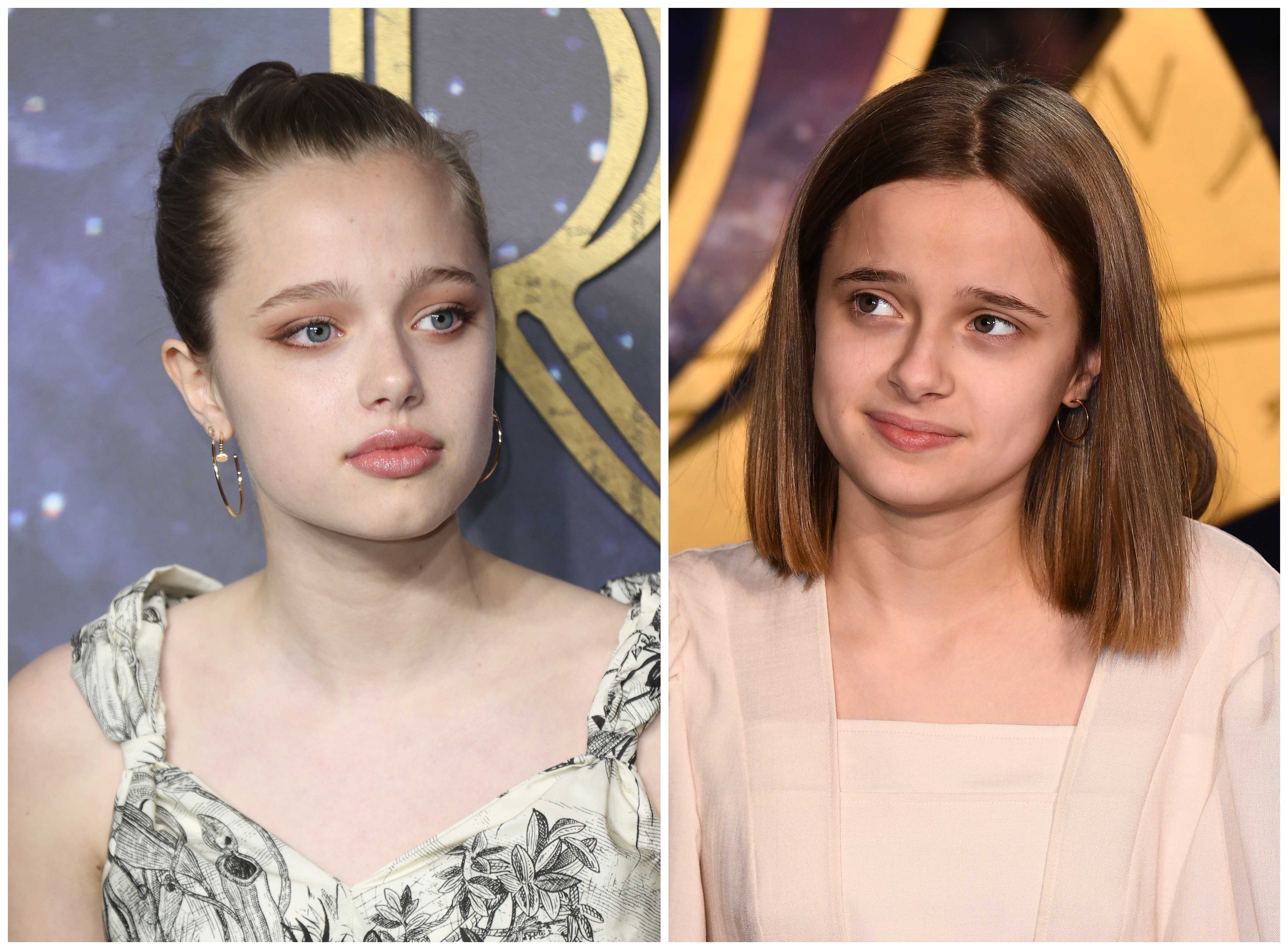Sisters Shiloh and Vivienne Jolie-Pitt have more in common than just A-list genes. Photos: Getty