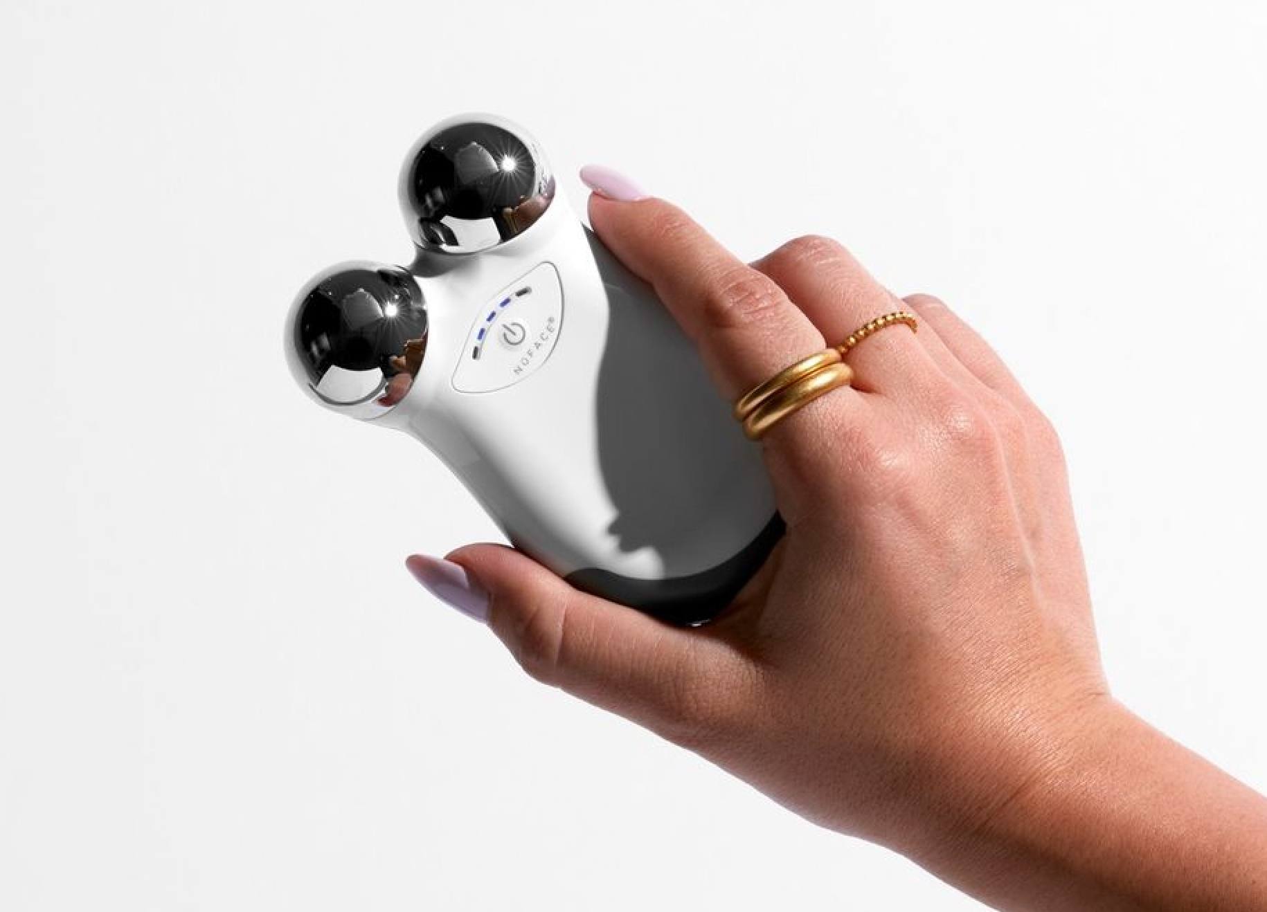 A NuFace beauty device.