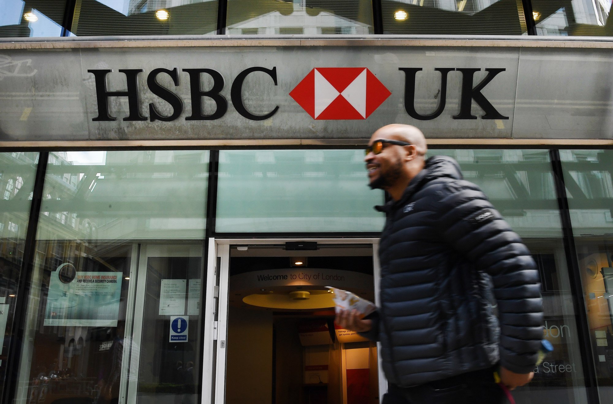 An HSBC branch in London. Photo: EPA-EFE