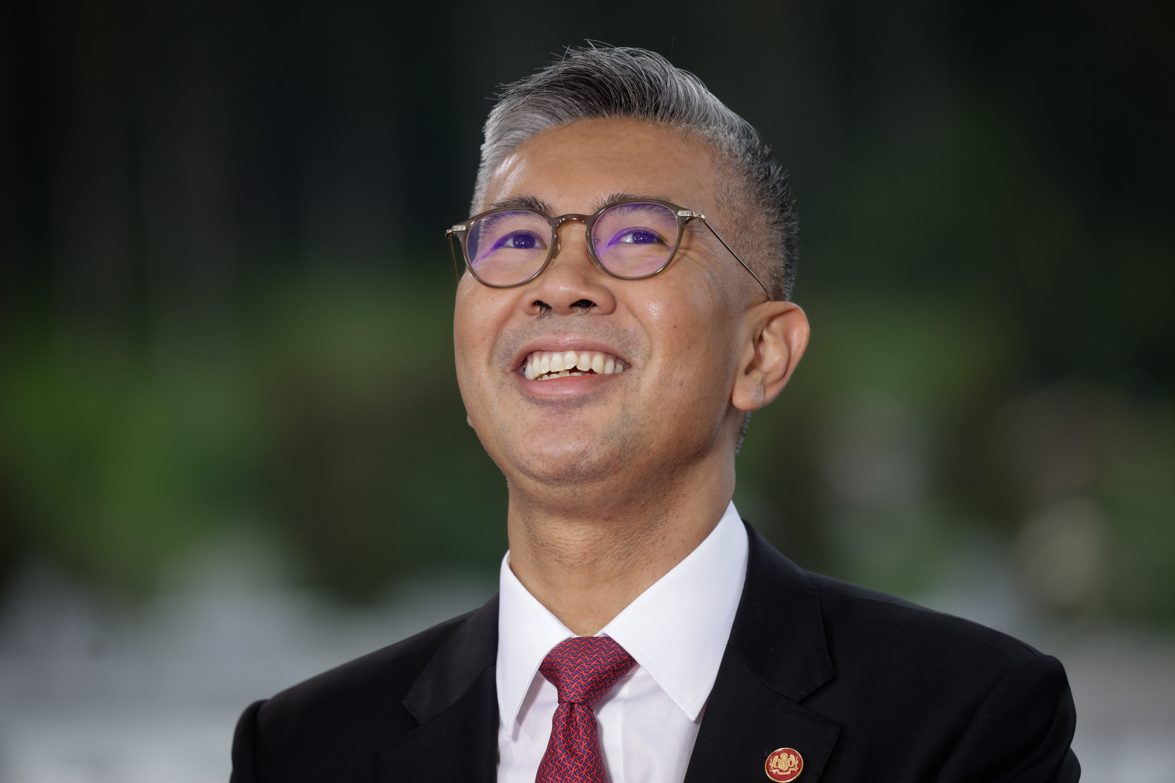 Zafrul Abdul Aziz, Malaysia’s finance minister, speaks at the World Economic Forum (WEF) in Davos, Switzerland. Photo: Bloomberg
