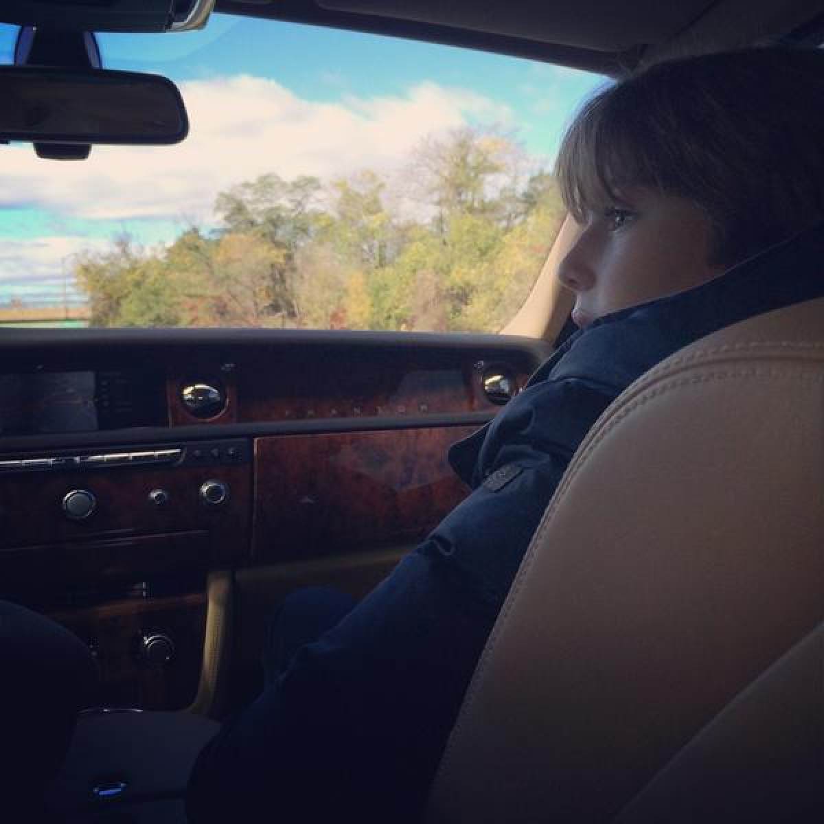 Barron Trump was pictured riding in the passenger seat of the family’s Rolls-Royce Phantom. Photo: @MELANIATRUMP/Twitter