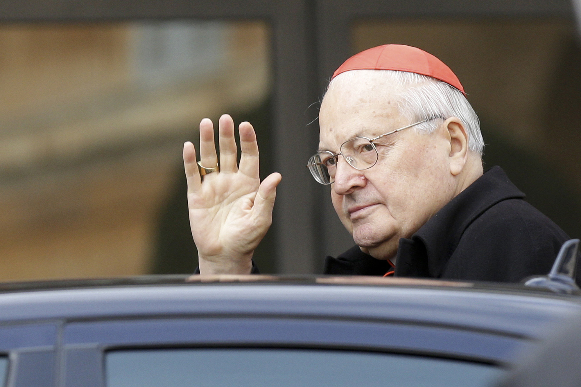 Cardinal Angelo Sodano, a once-powerful Italian prelate who long served as the Vatican’s No. 2 official, has died. Photo: AP 