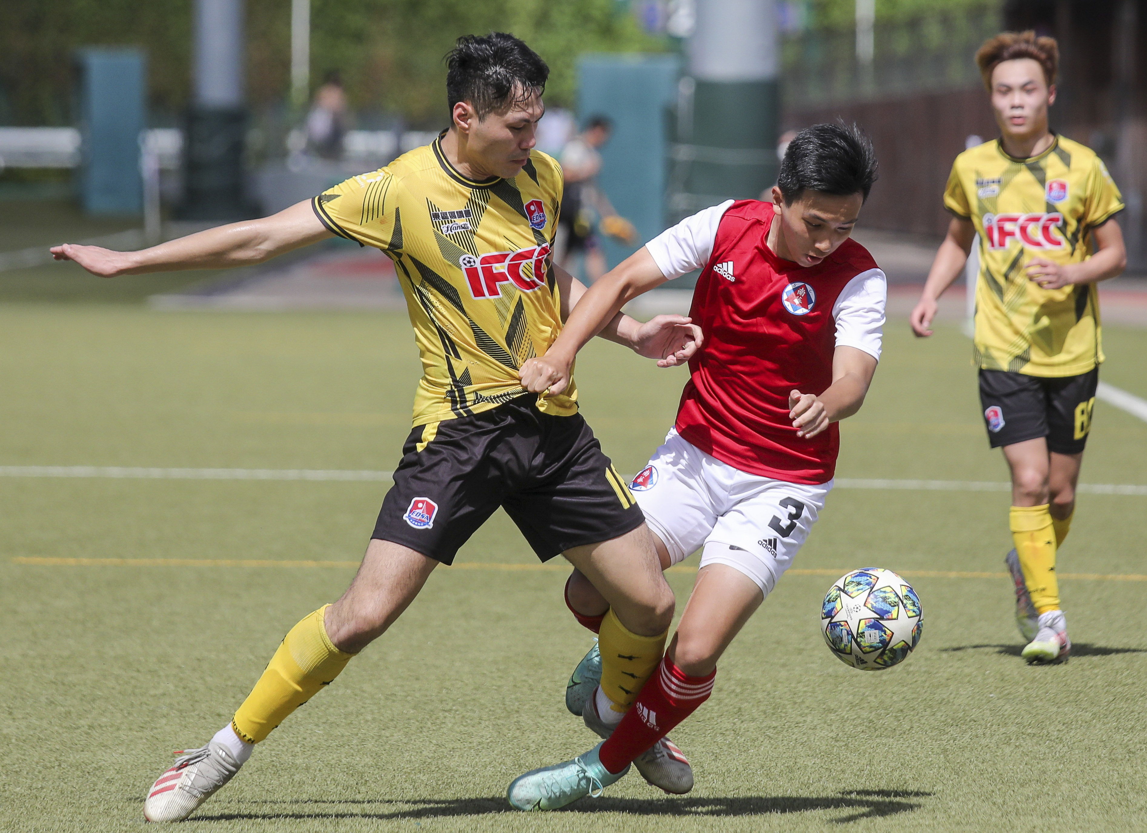 South China faced Eastern District as Hong Kong football returned. Photo: Xiaomei Chen