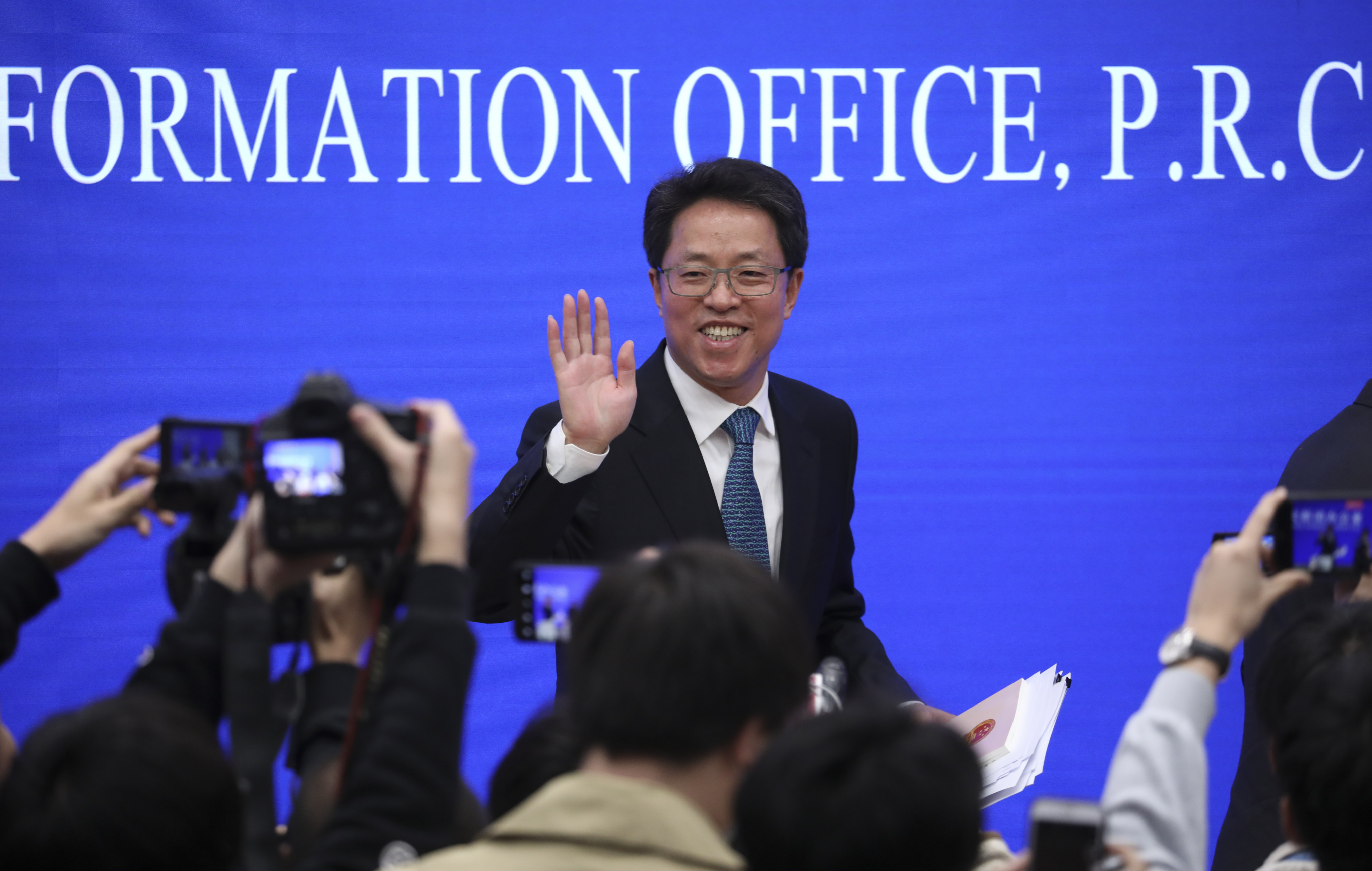 Zhang Xiaoming has left the Hong Kong and Macau Affairs Office. Photo: Simon Song