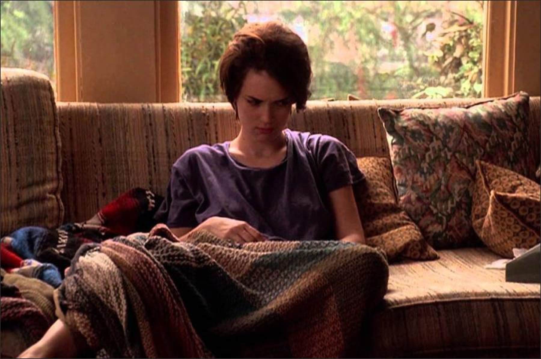 Winona Ryder in a scene from Reality Bites.