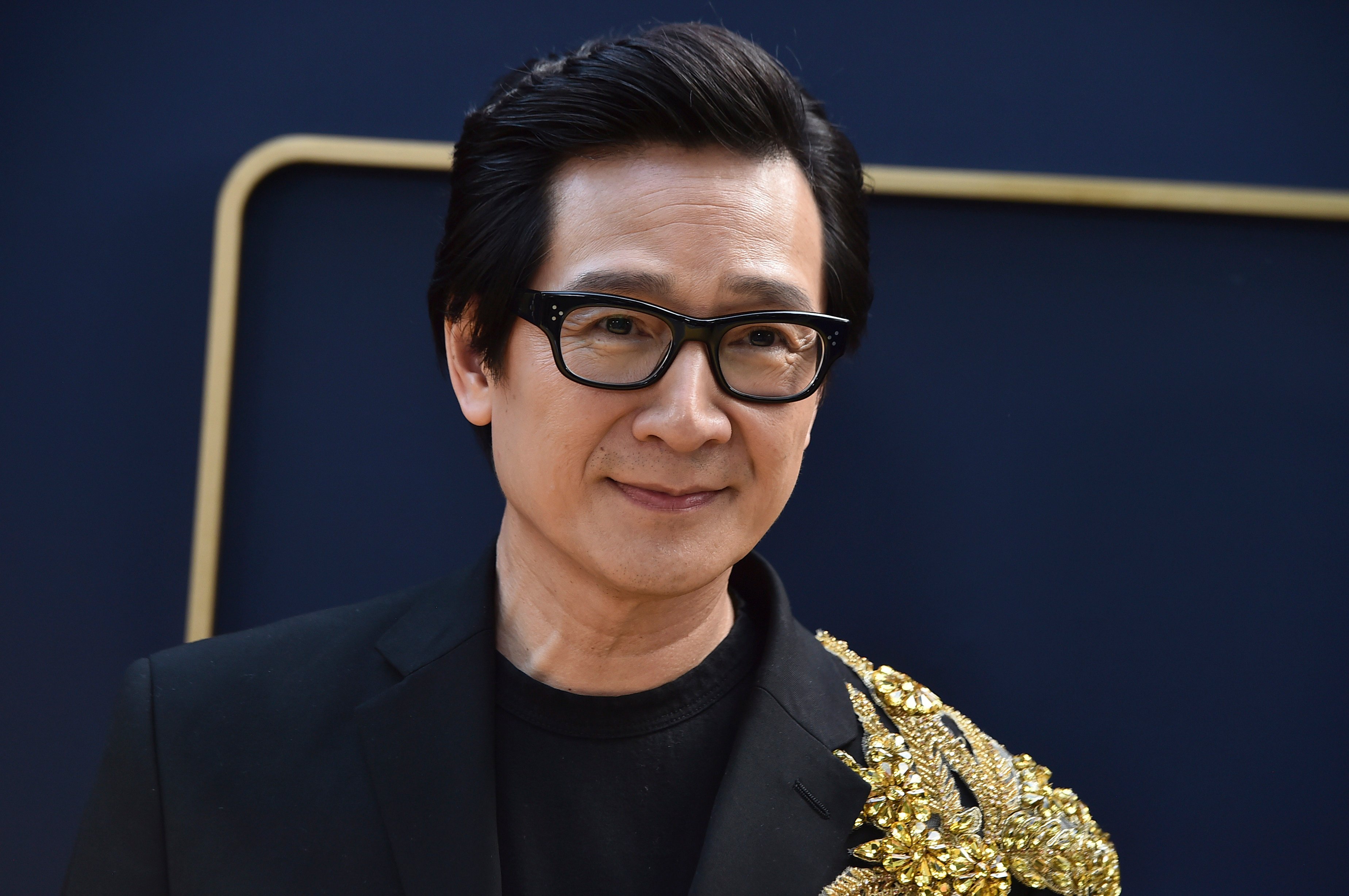Ke Huy Quan arrives at the Gold House Gala on May 21, in Los Angeles. Photo: Invision/AP