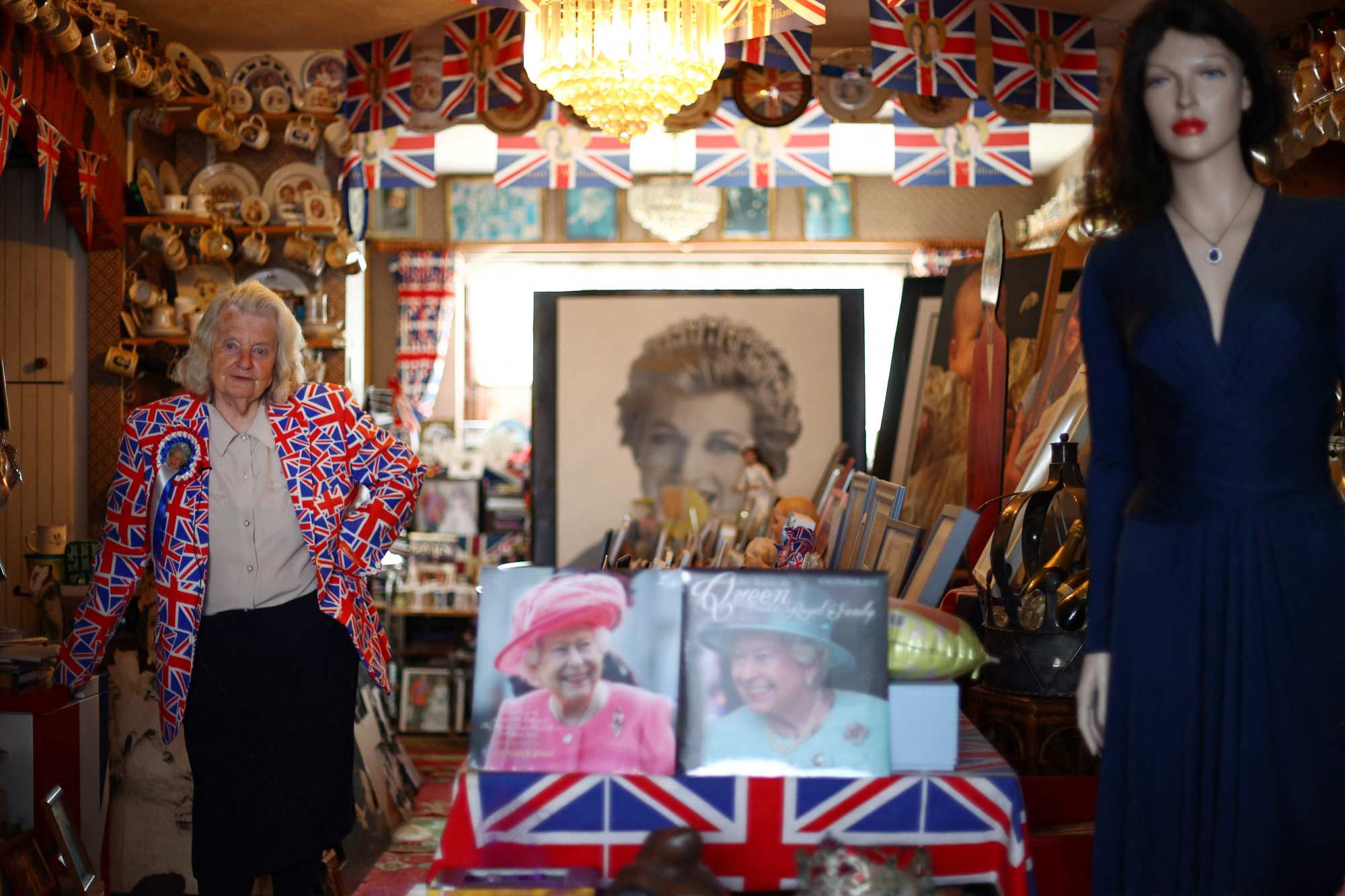 Tyler has collected more than 12,000 royalty-themed objects. Photo: AFP