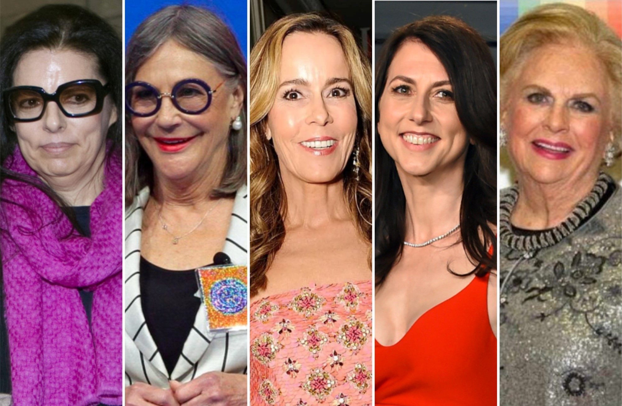 Françoise Bettencourt Meyers, Alice Walton, Julia Koch, MacKenzie Scott and Jacqueline Mars are the richest women on the planet – so where did their money come from? Photos: Reuters, AP, @julia_margaret_flesher_koch/Instagram, Invision/AP, Getty Images