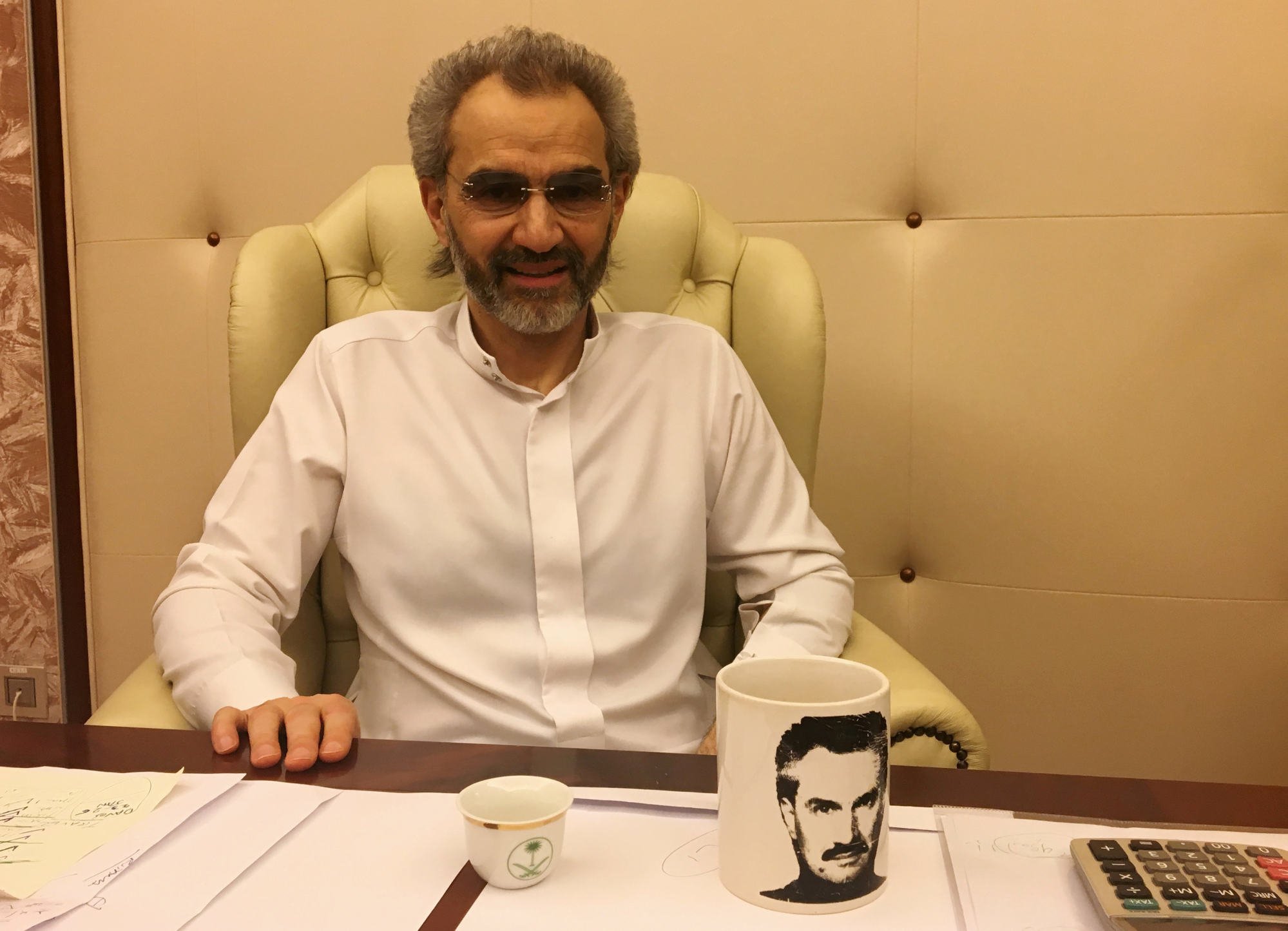 Saudi Arabian billionaire Prince Alwaleed bin Talal was at the Ritz-Carlton in Riyadh, in January 2018. Photo: Reuters