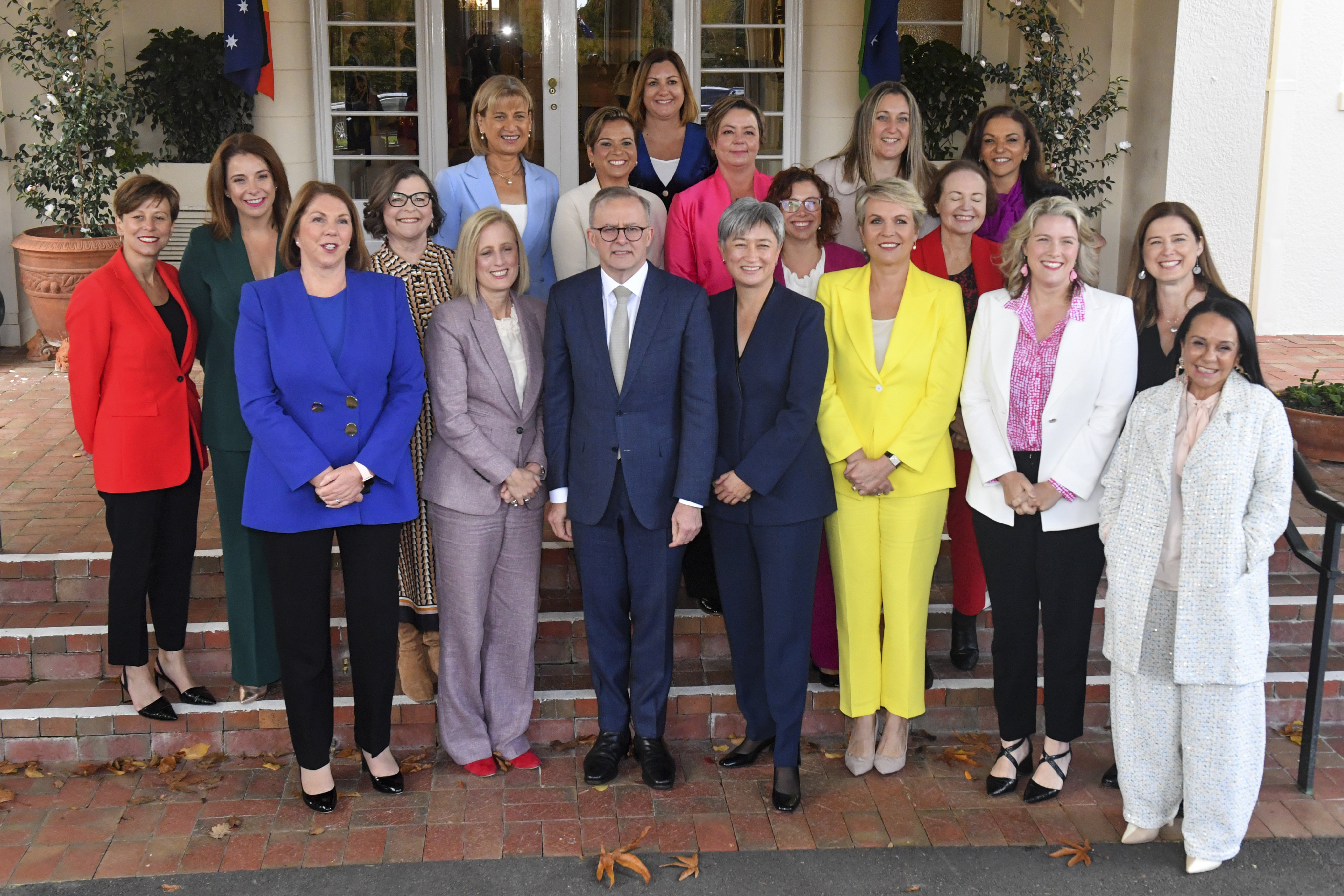Australian PM Anthony Albanese appointer 13 women to his cabinet. Photo: AAP Image via AP 