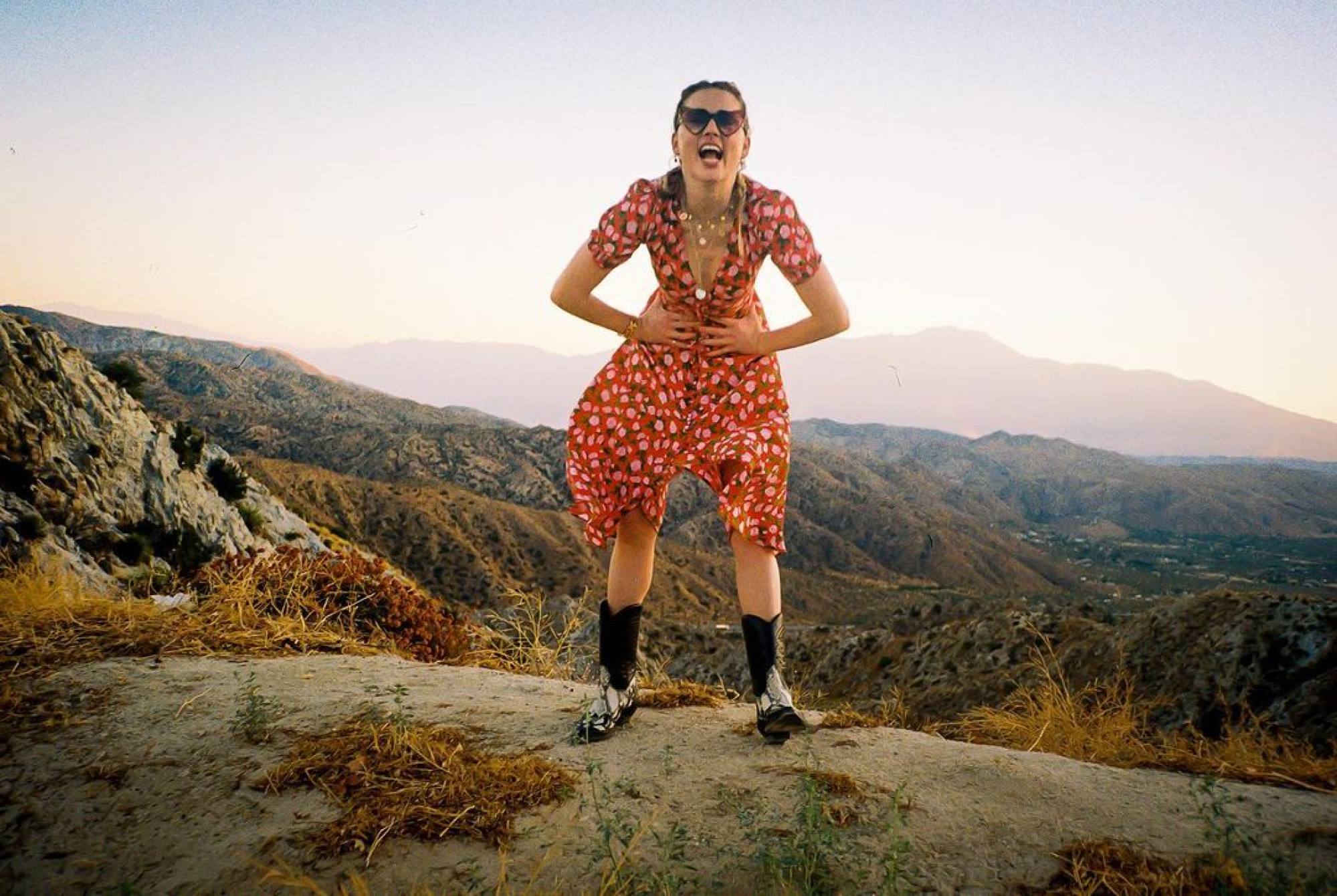 Will Amber Heard escape to her secret desert hideout home? During her