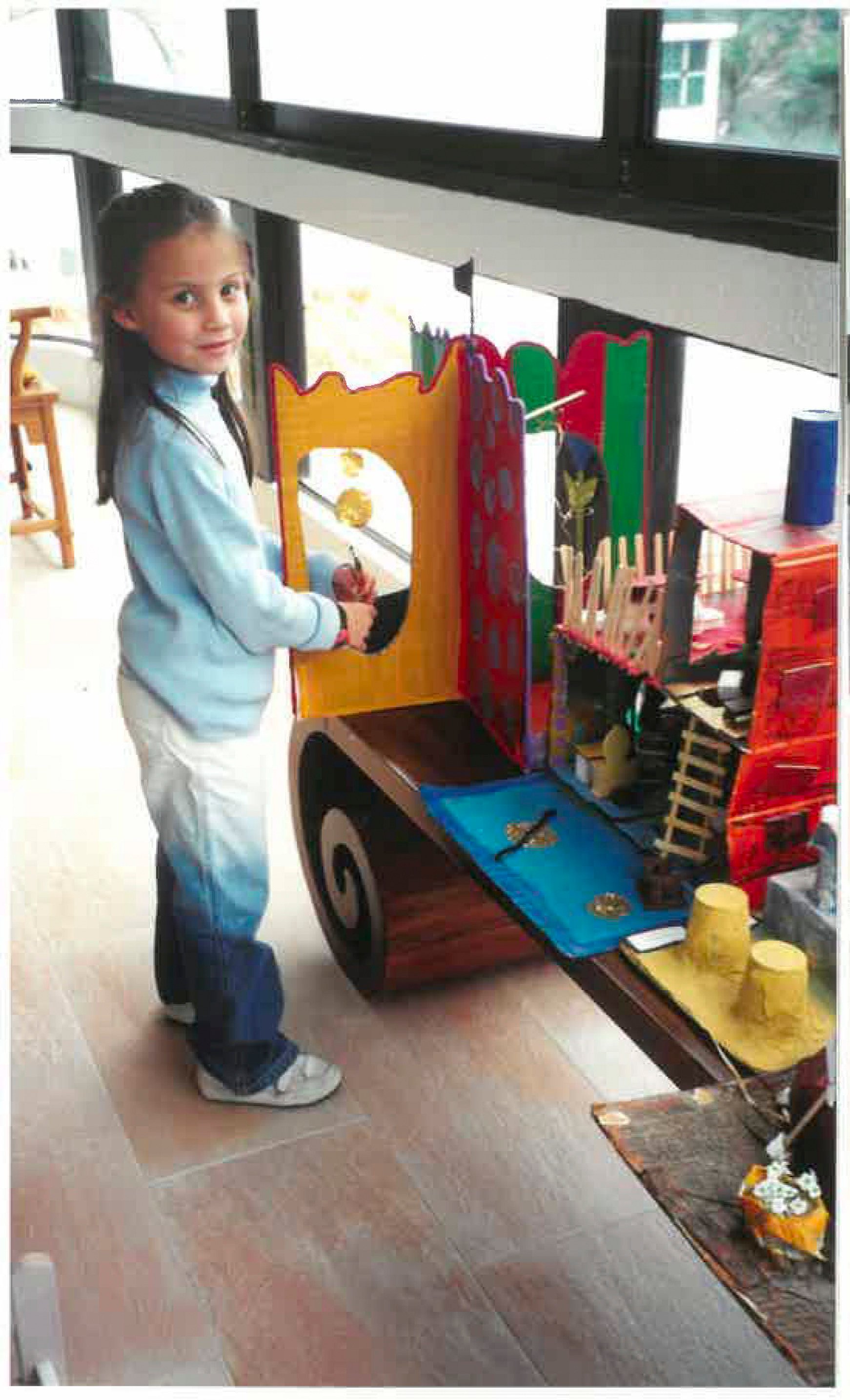 Hotung aged seven. “My mum never knew what to do with all my art projects because I wanted to keep them all and there wasn’t enough space. Finally she just let this corridor become the art project corridor.” Photo: Courtesy of Sophia Hotung