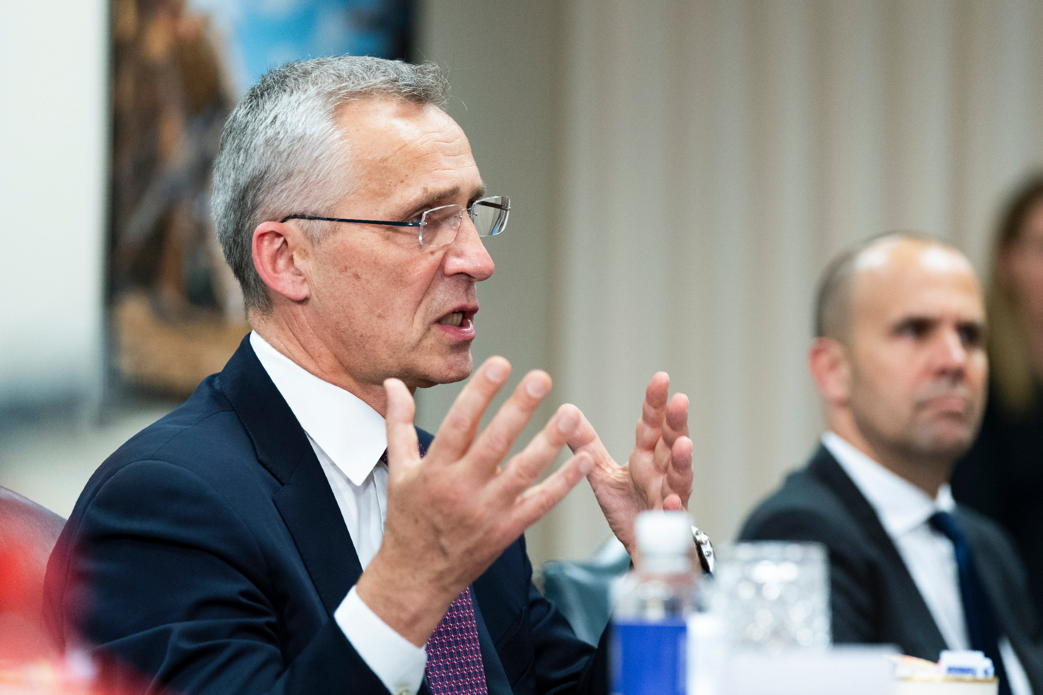 Nato Secretary-General Jens Stoltenberg said he had a ‘constructive phone call’ with the Turkish president. Photo: AP