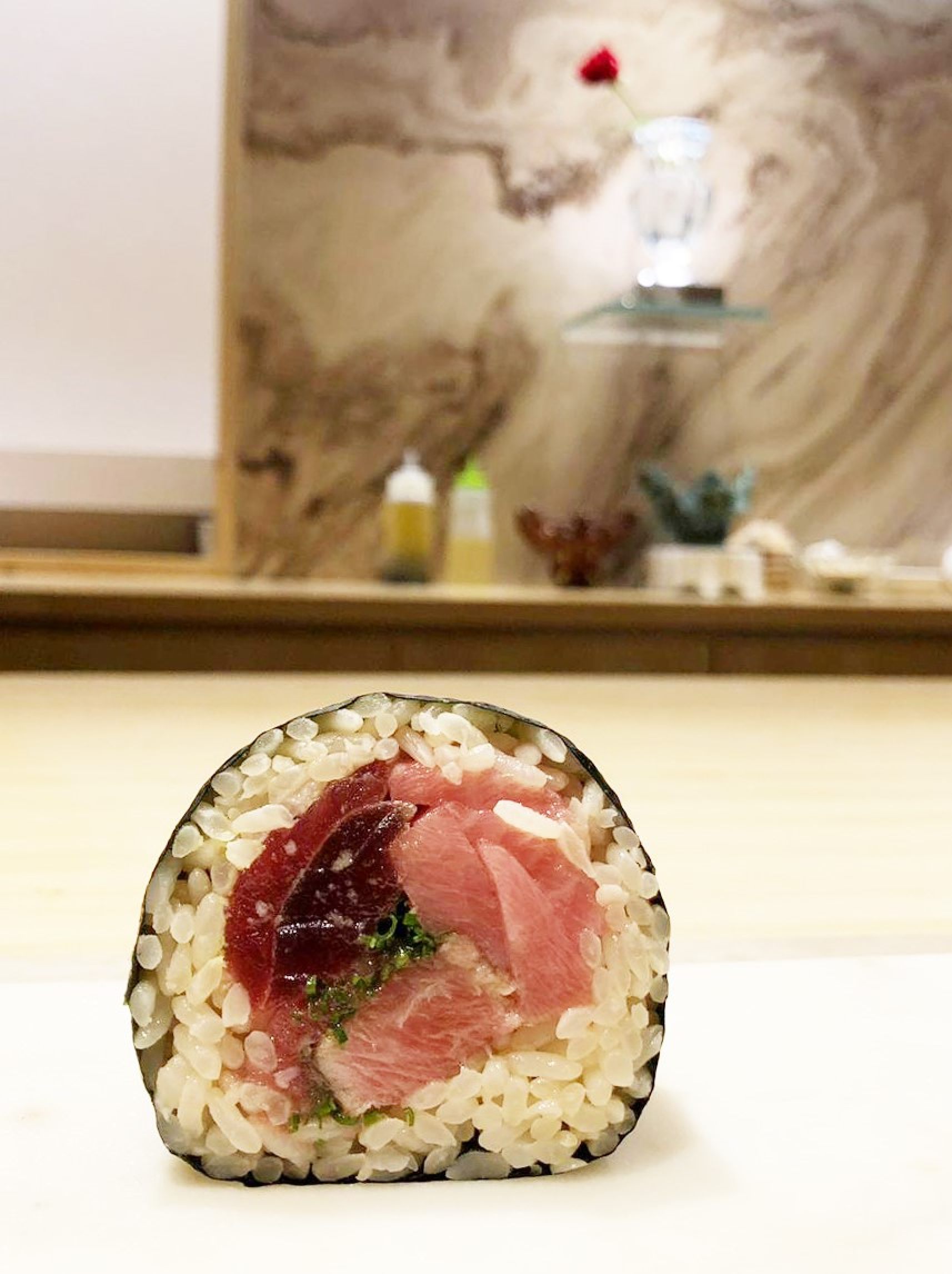 The Toro Maki Roll at Sushiyoshi. Photo: Sushiyoshi