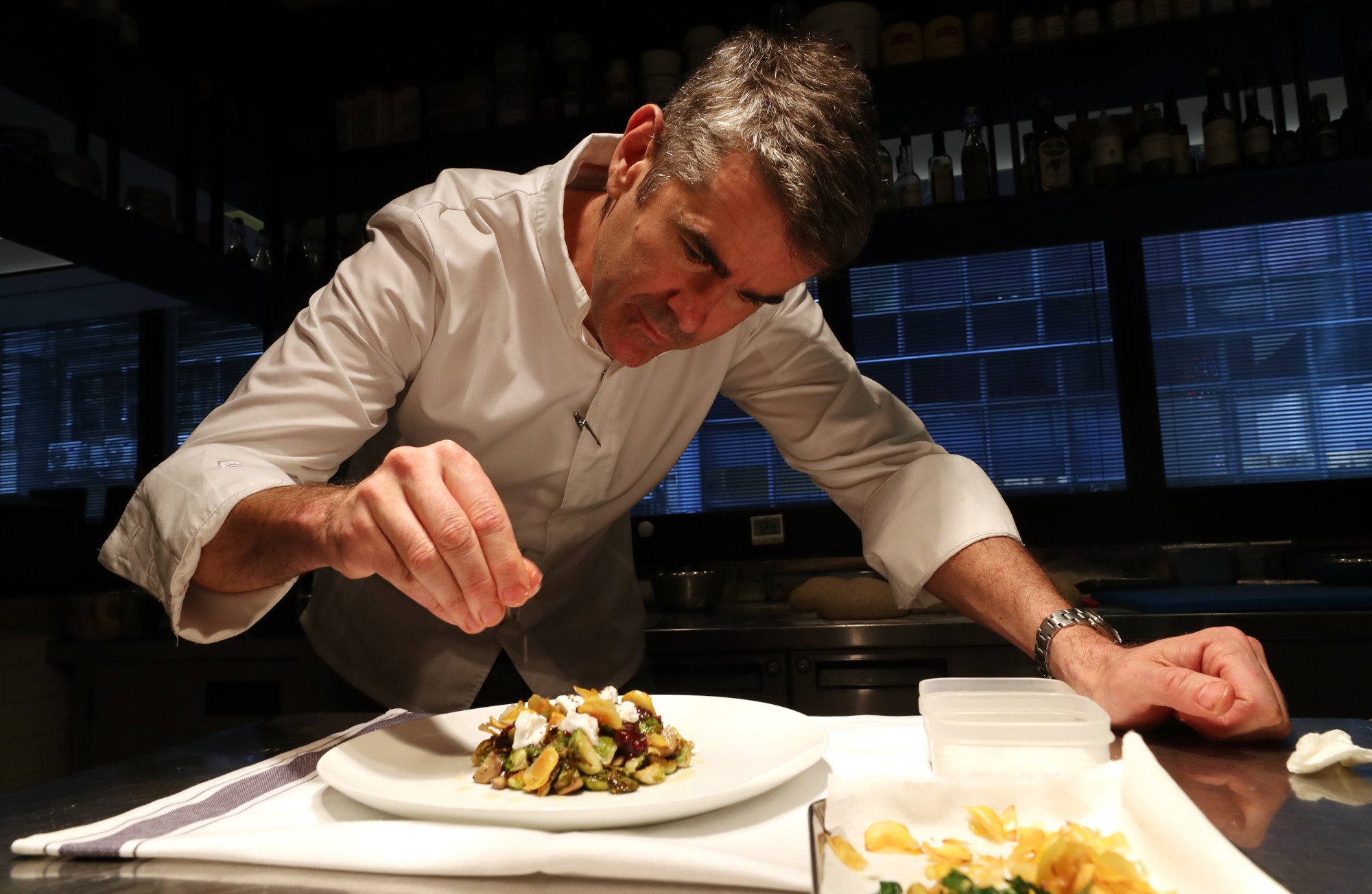 Australian chef Shane Osborn of Arcane in Central, Hong Kong serves morels from Yunnan, China, southwest France and Türkiye. Photo: Edward Wong