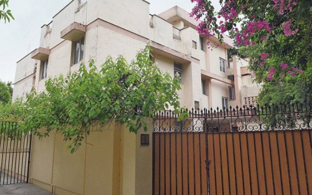 Sourav Ganguly’s new multimillion-dollar home. Photo: @subhadiproy4u/Twitter