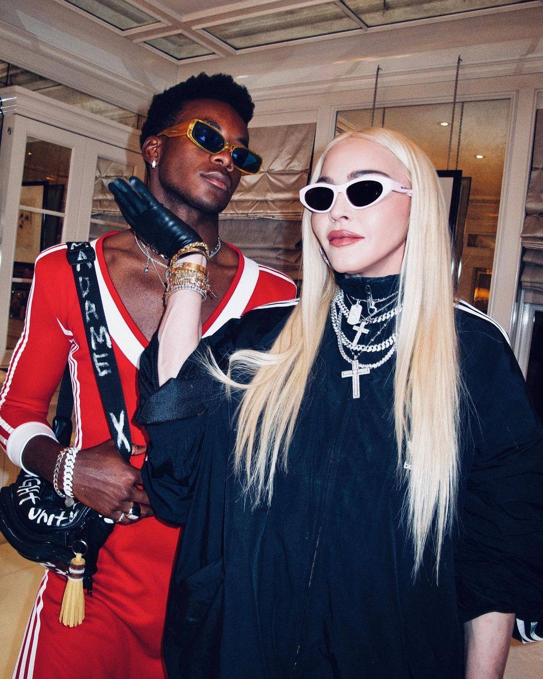 Madonna’s 16-year-old adopted son David Banda is becoming more and more like his famous singer mum. Photo: @madonna/Instagram