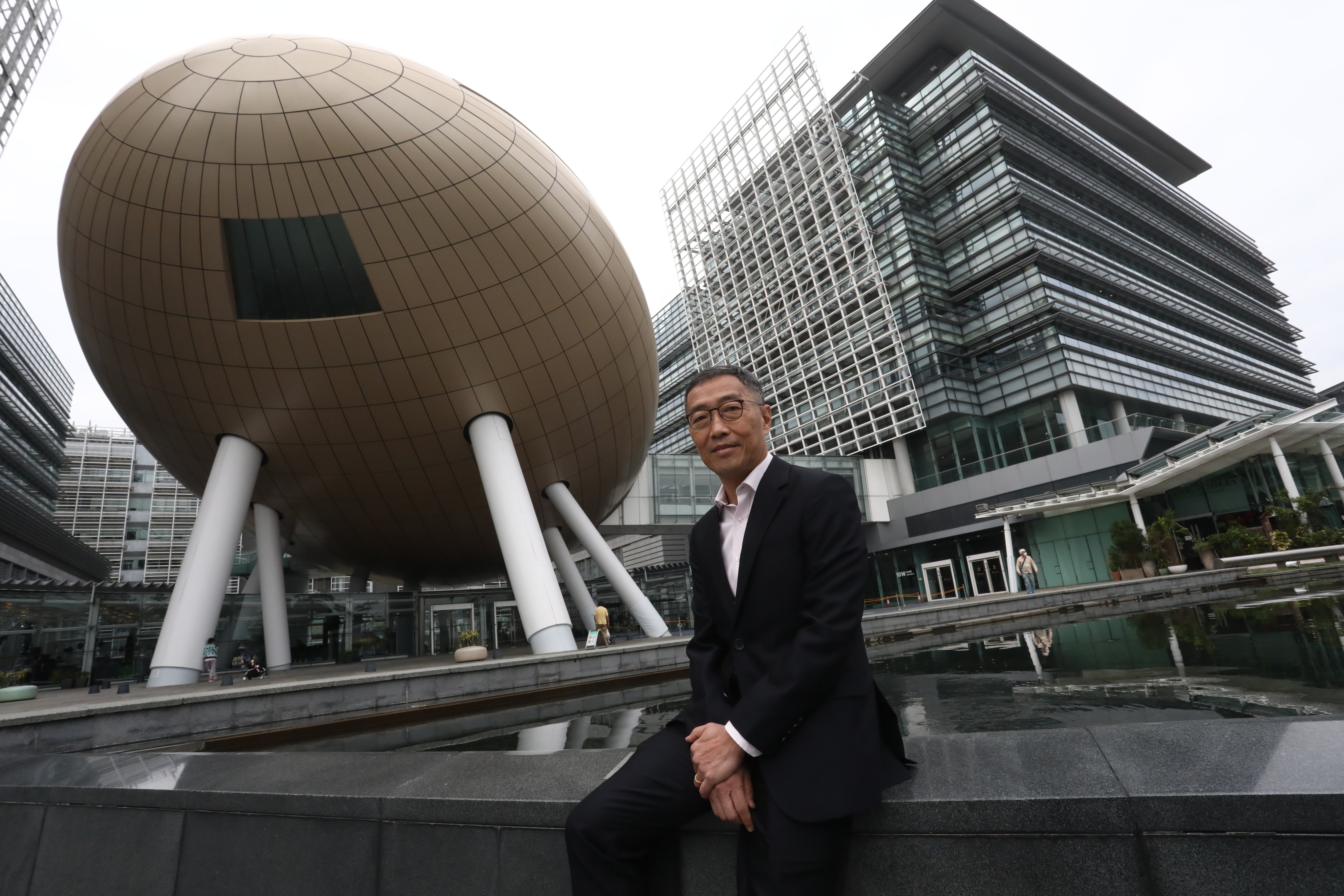 HKSTP CEO Albert Wong Hak-keung at the Hong Kong Science Park campus. Photo: SCMP/Jonathan Wong