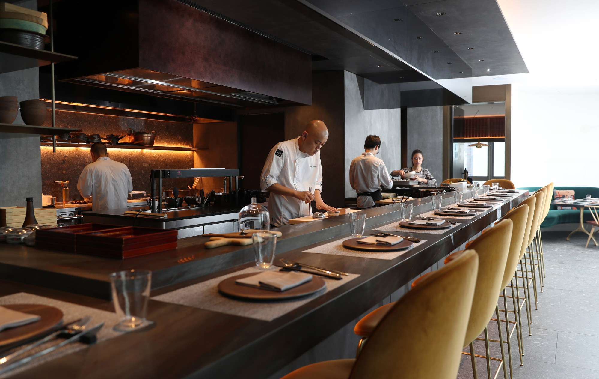 Ryota Kanesawa is the head chef of Ryota Kappou Modern restaurant in Central. Photo: Winson Wong