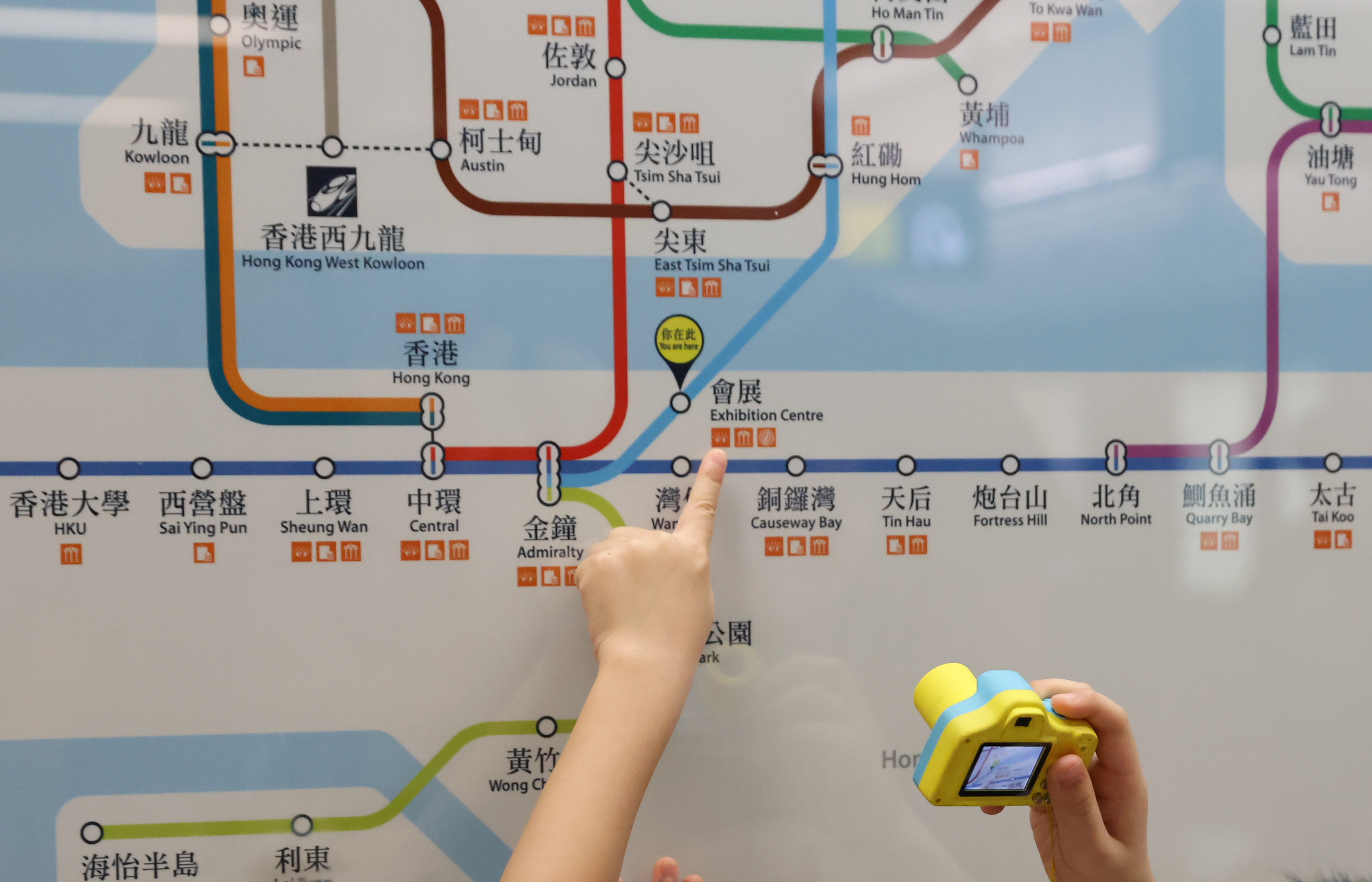 In any other year, Hongkongers would have been theorising about pricing and lease trends in Wan Chai North after the launch of the MTR’s Exhibition Centre station on the East Rail Line. Photo: Nora Tam