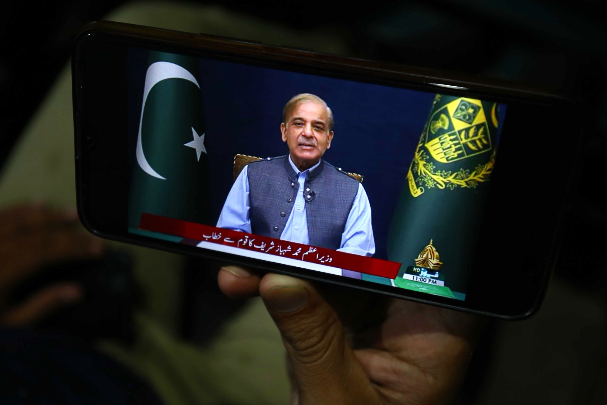 Pakistan’s Prime Minister Shehbaz Sharif said the comments were ‘hurtful’, and accused Modi’s India of ‘trampling religious freedoms and persecuting Muslims’. Photo: EPA-EFE
