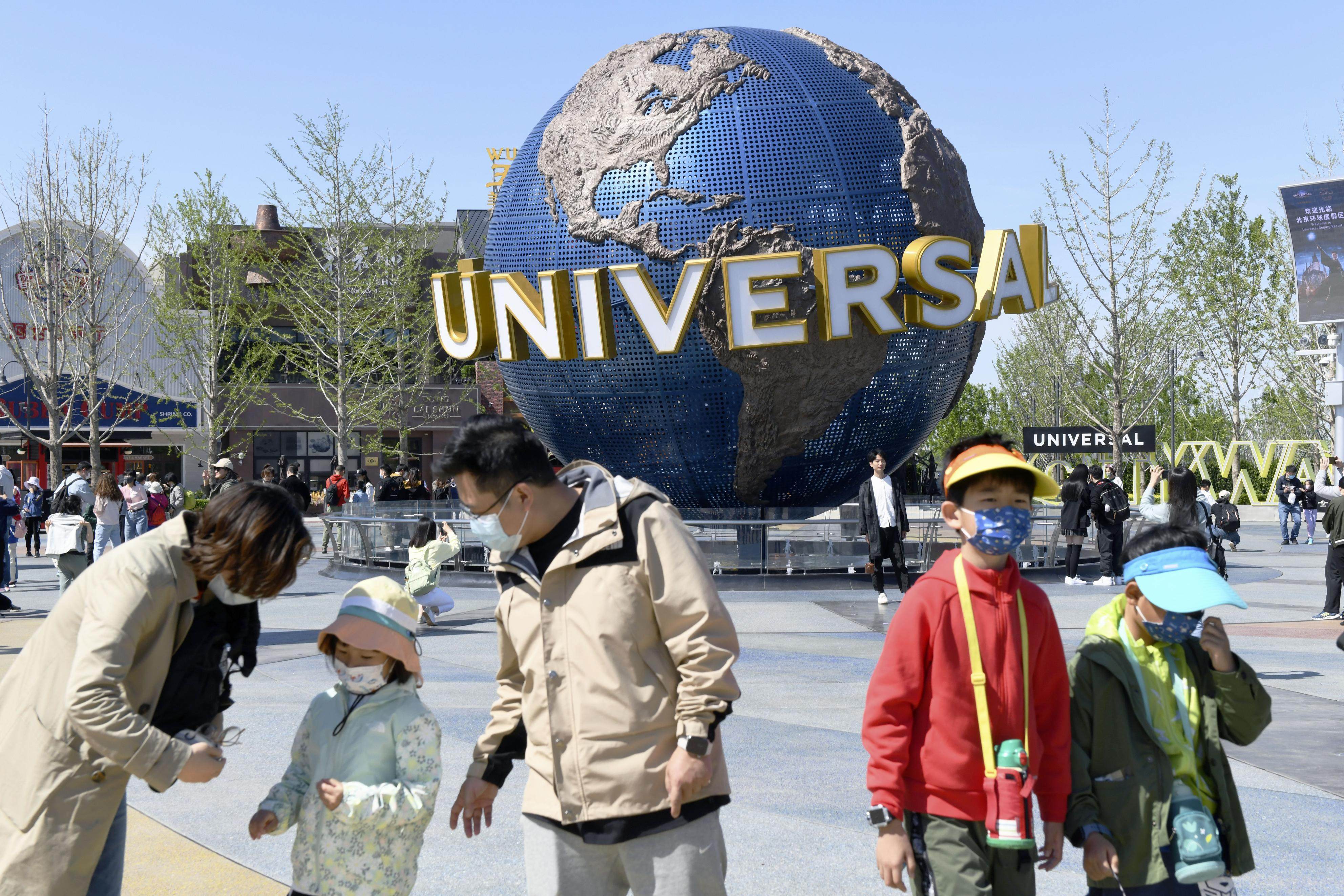 The world’s largest Universal Studios theme park, in Beijing, has been closed since May 1. Photo: Getty Images