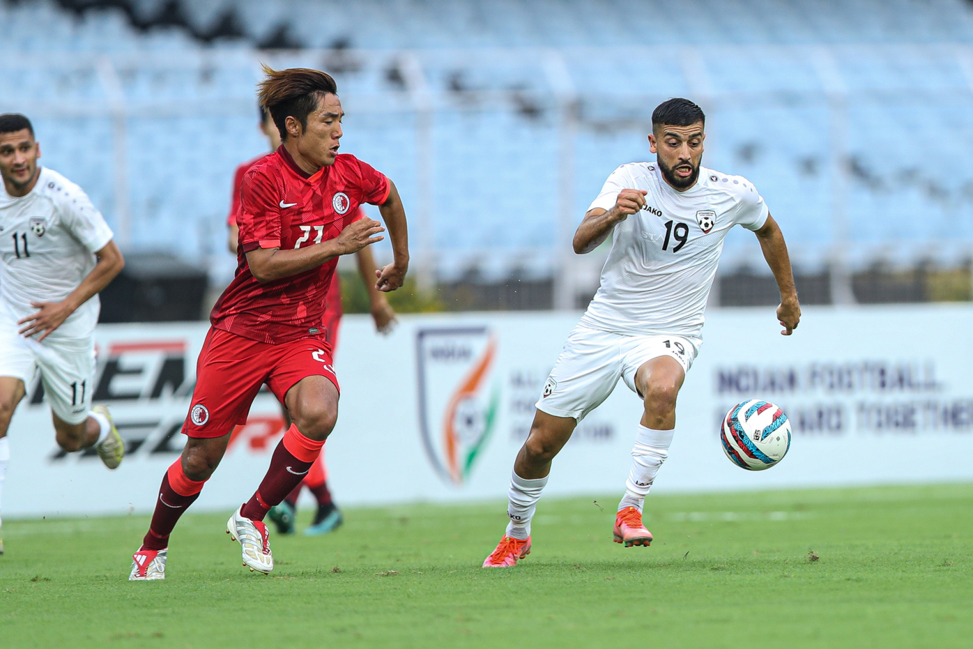 Playmaker Ju Yingzhi has an important role in midfield. Photo: HKFA