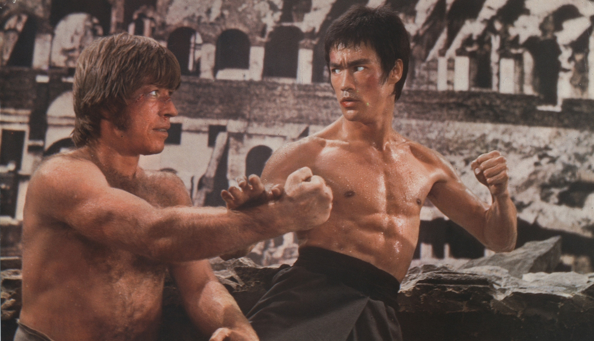 Bruce lee with chuck norris movie on sale