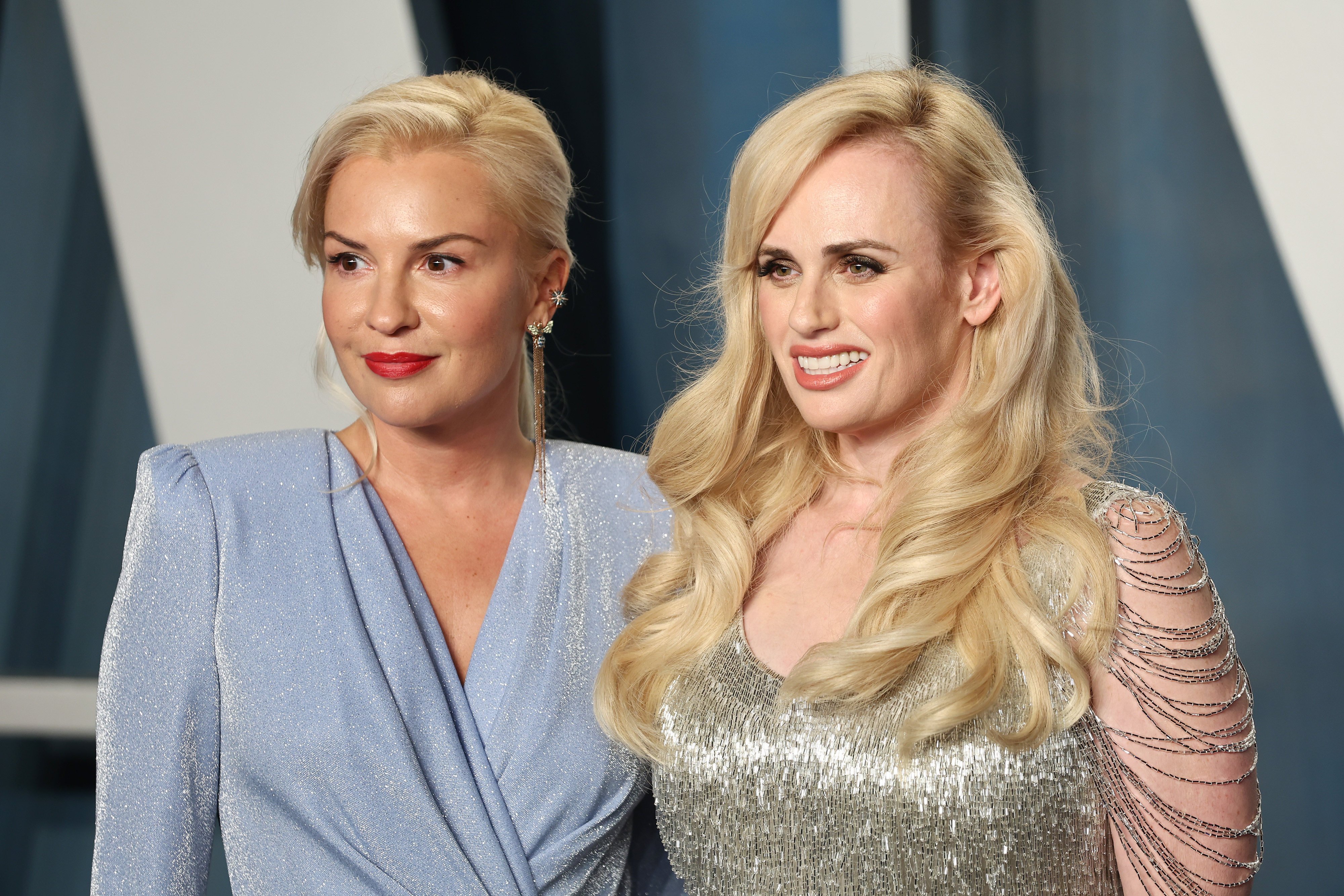 Rebel Wilson (right) and Ramona Agruma attend the 2022 Vanity Fair Oscar Party hosted by Radhika Jones at Wallis Annenberg Center for the Performing Arts, on March 27, in Beverly Hills, California. Photo: FilmMagic