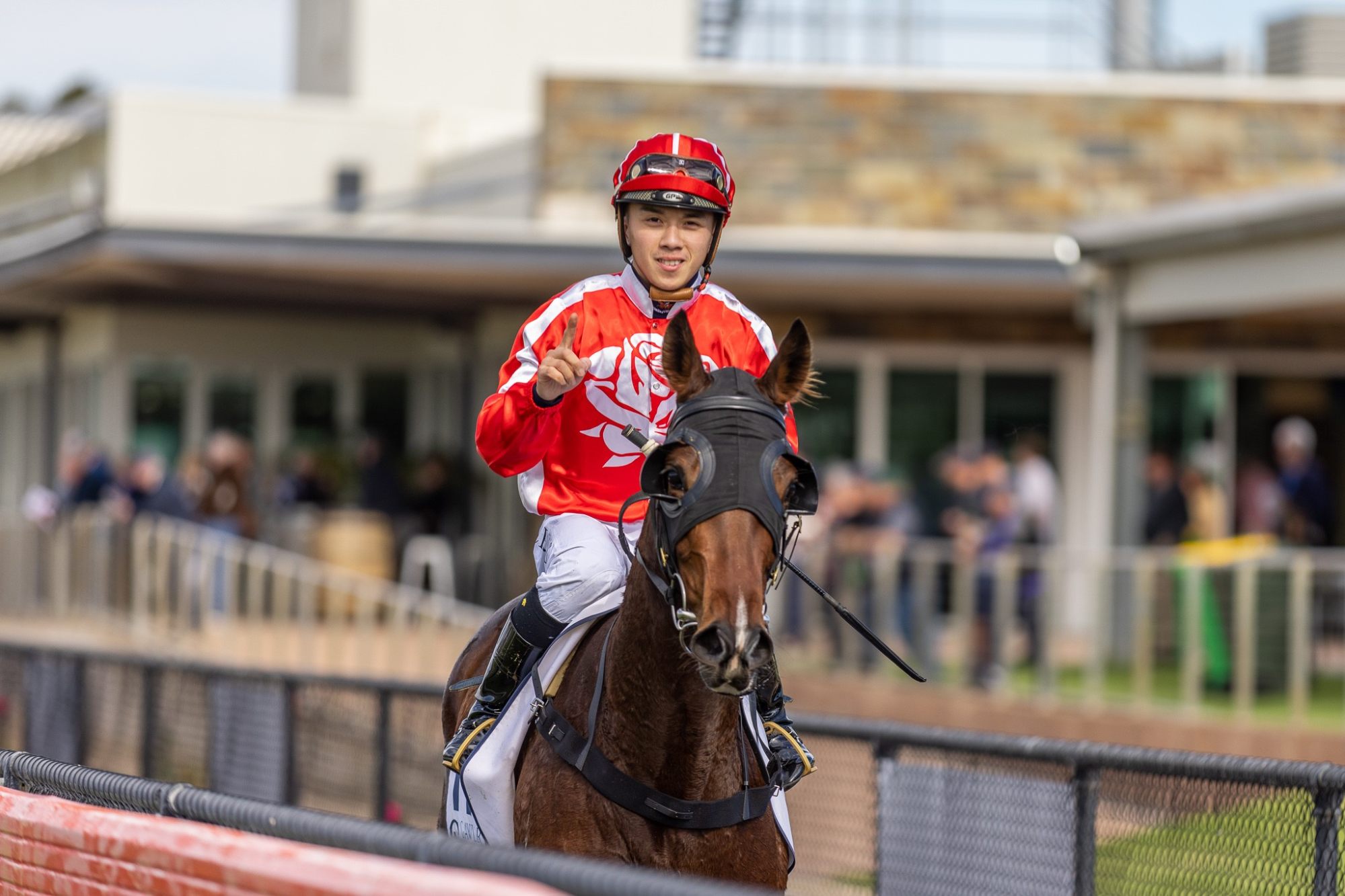 Apprentice jockey Angus Chung. Photo: HKJC