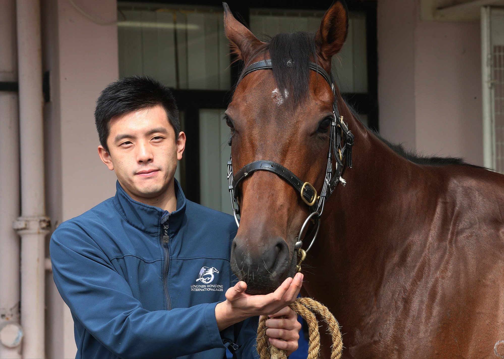 Pierre Ng during his early days as an assistant trainer. Photo: K.Y Cheng