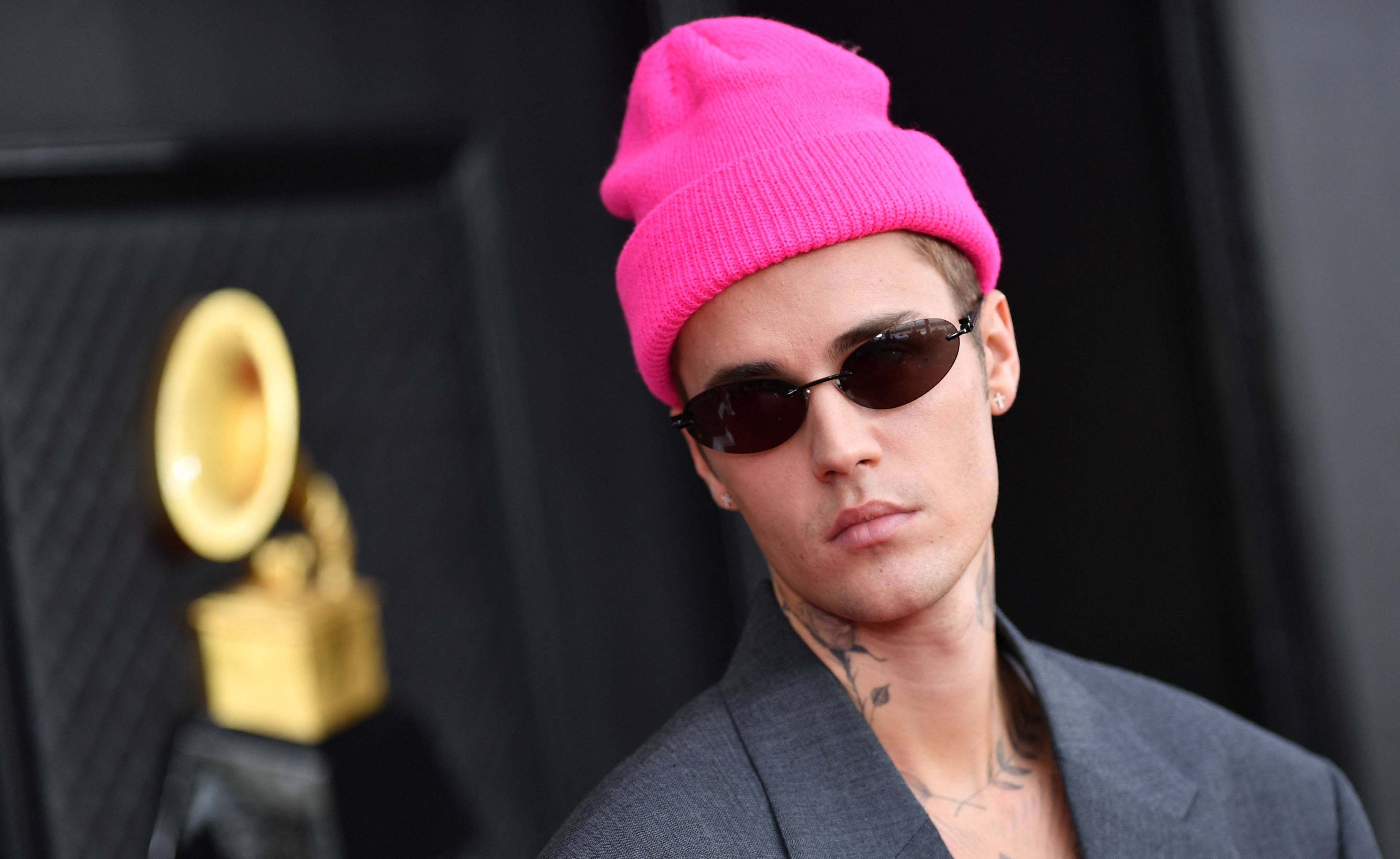 Justin Bieber says the condition is ‘pretty serious’. Photo: AFP 