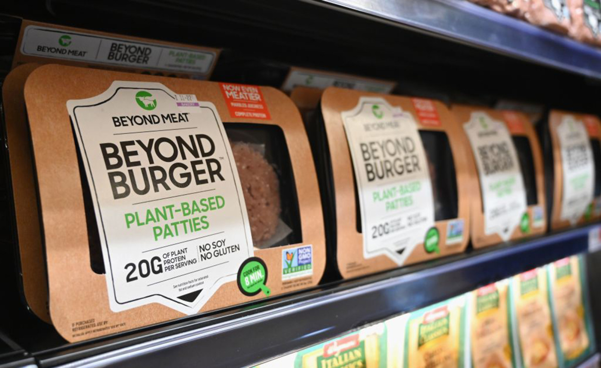Products such as Beyond Meat burger patties, like these in New York City, have become more popular around the world. In India, multinational corporations such as Tyson Foods, Nestle and Unilever, offer ranges of plant-based alternatives, while the country’s own numbers of manufacturers in the sector have burgeoned over the past two years. Photo: AFP